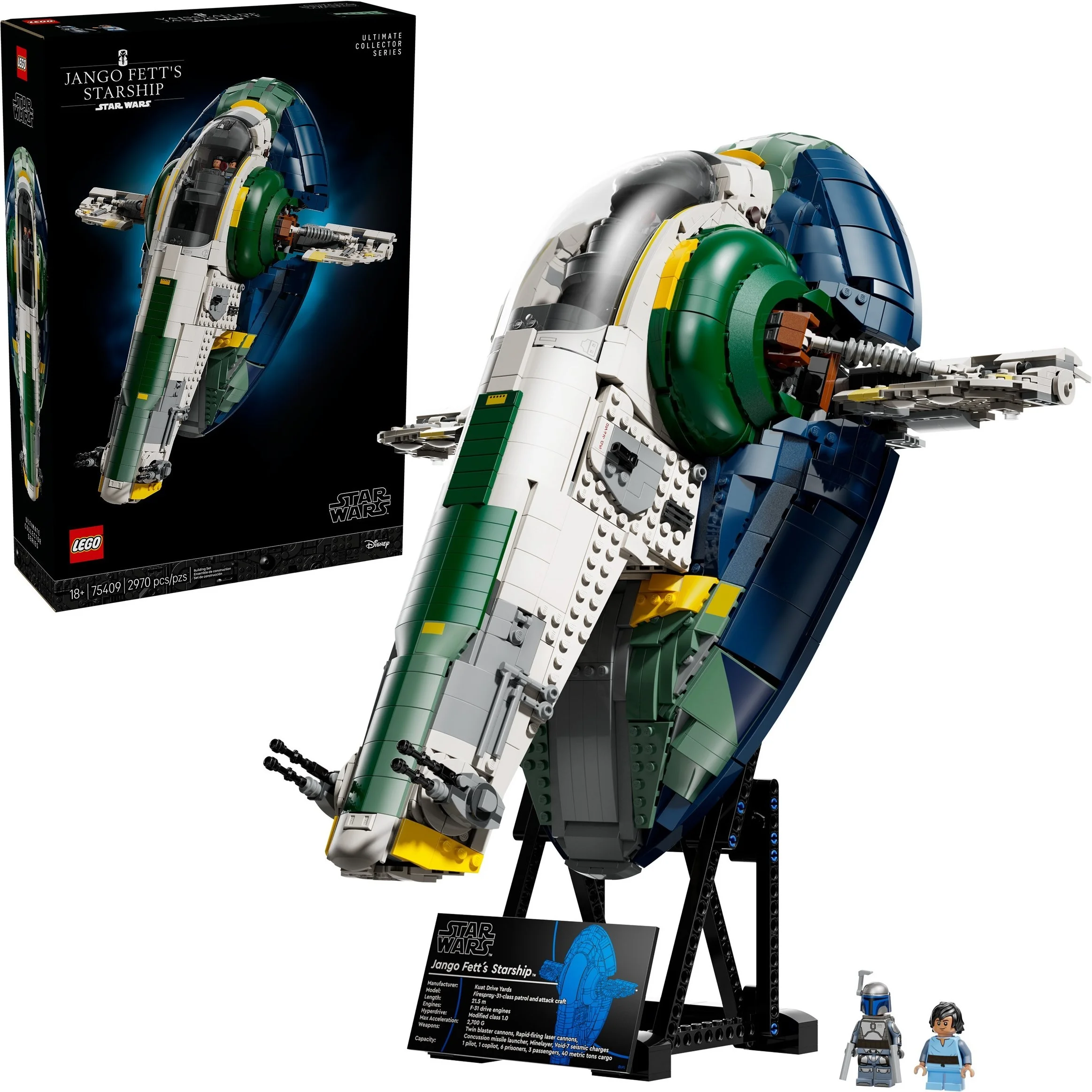 LEGO® 75409 Patrolowiec typu Firespray Jango Fetta - zdjęcie 11