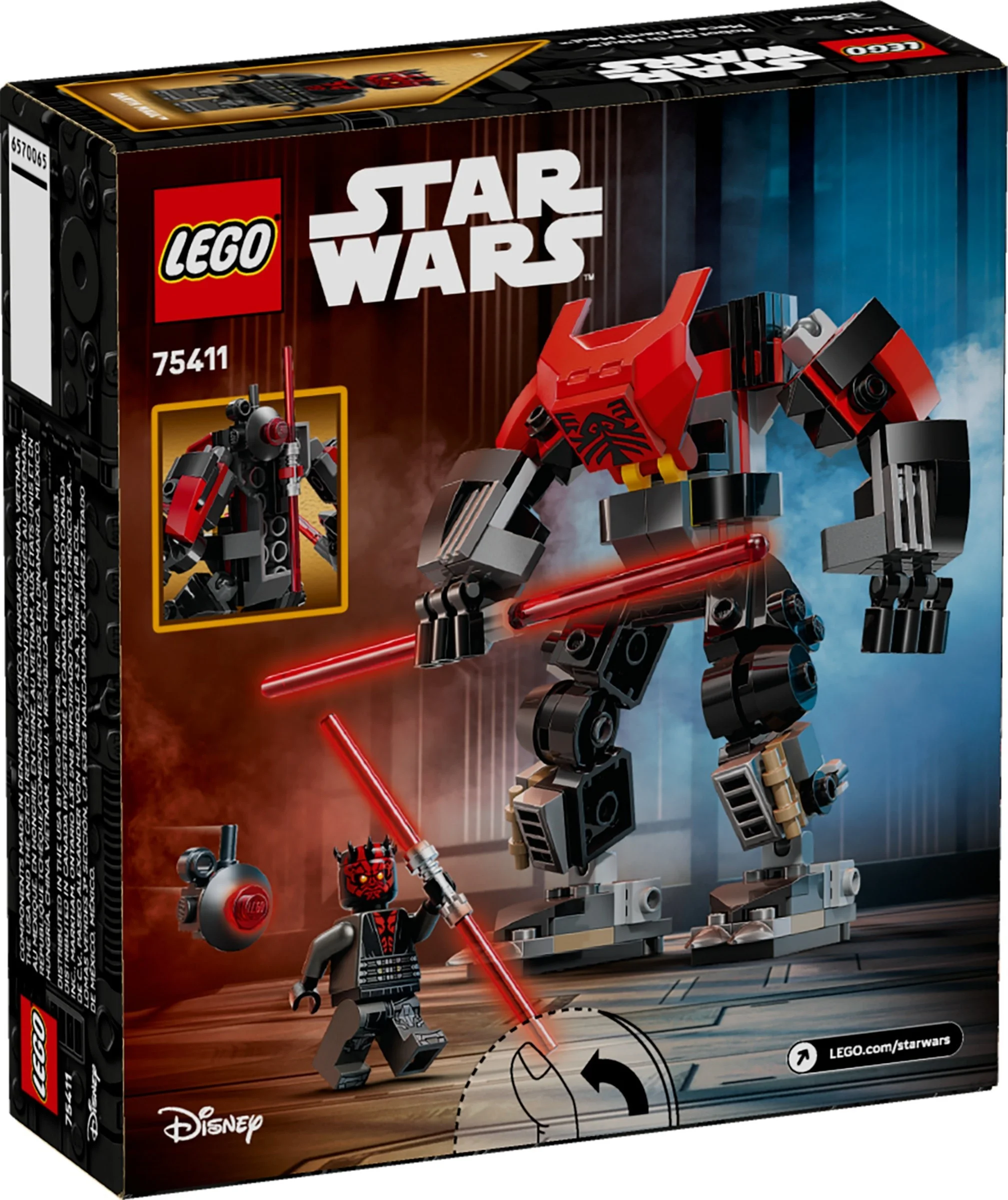 LEGO 75411 jako pajęczy Darth Maul. Fanowska przebudowa