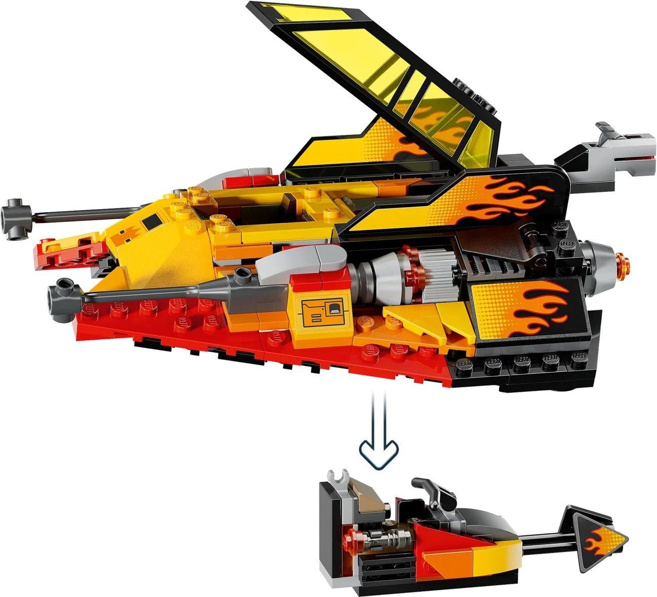 LEGO® 75414 Płomienny śmigacz śnieżny - zdjęcie 3