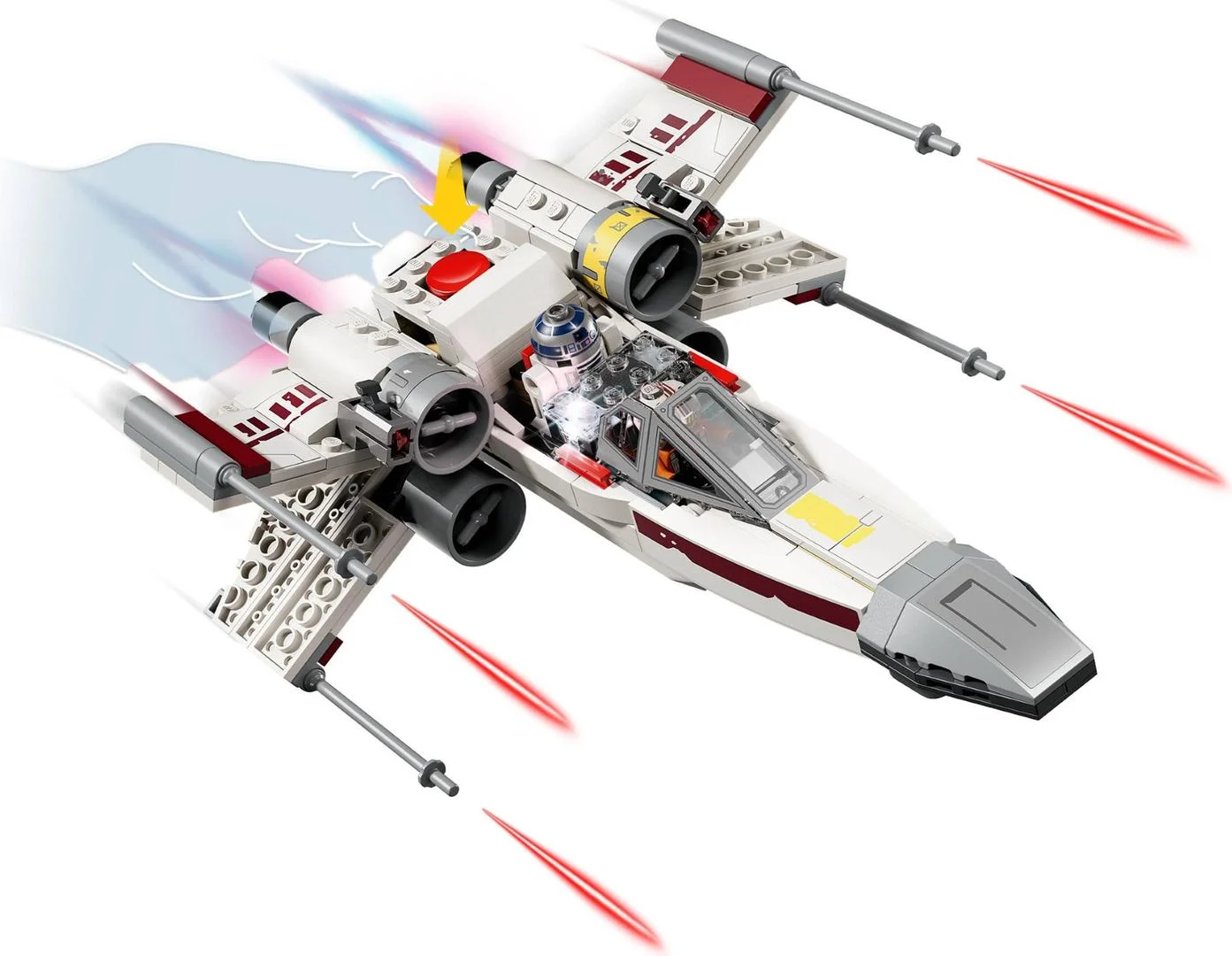 LEGO® 75423 LEGO Star Wars Smart Play X-Wing Czerwona Piątka Luke’a - zdjęcie 10