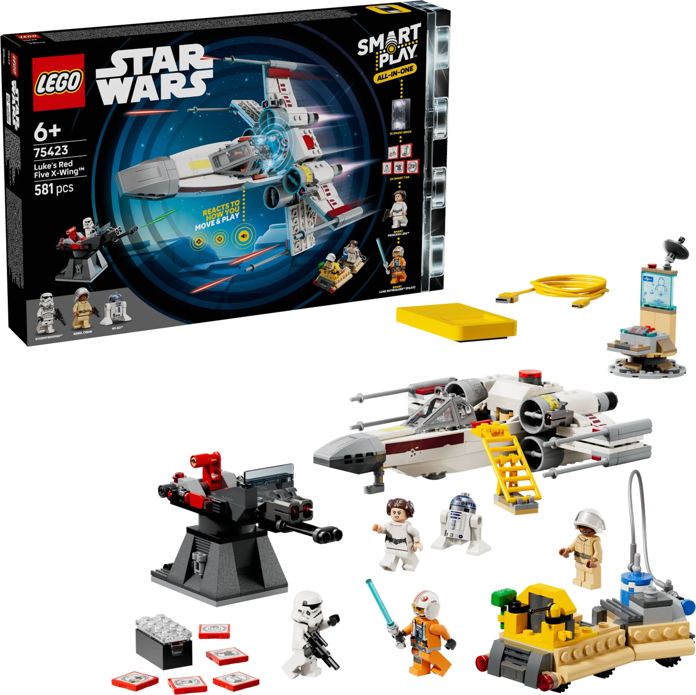 LEGO® 75423 LEGO Star Wars Smart Play X-Wing Czerwona Piątka Luke’a - zdjęcie 31