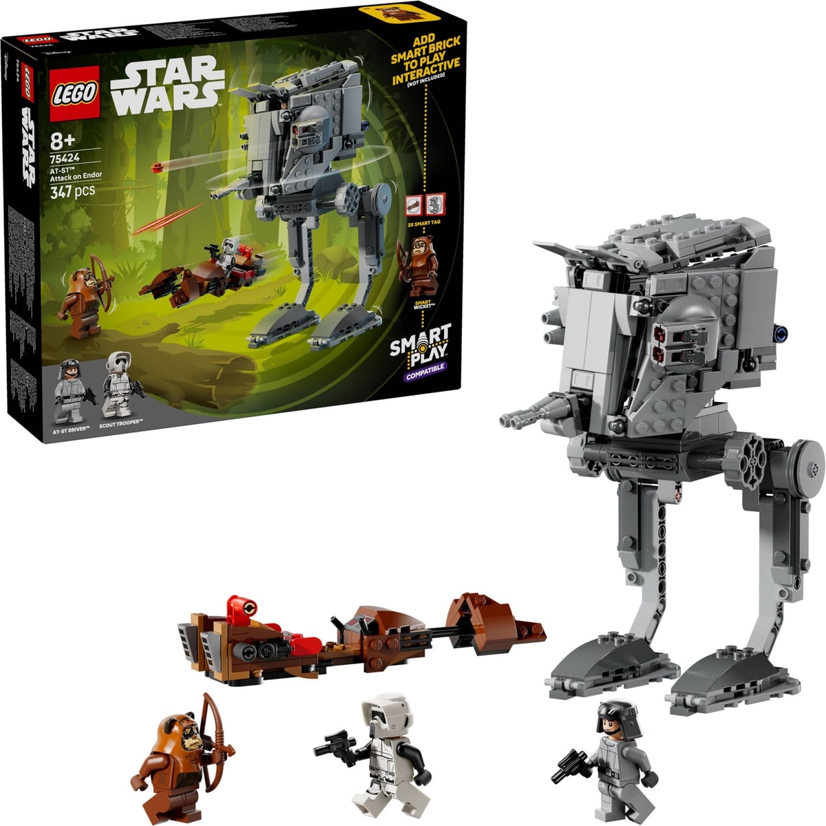LEGO® 75424 SMART Play: Atak AT-ST na Endor - zdjęcie 12