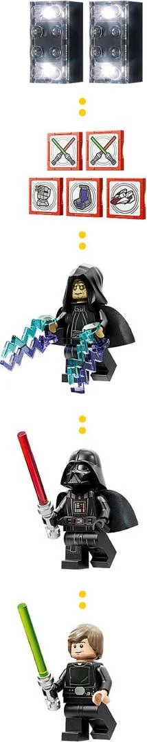 LEGO® 75427 LEGO Star Wars SMART Play Pojedynek w sali tronowej i A-Wing - zdjęcie 14