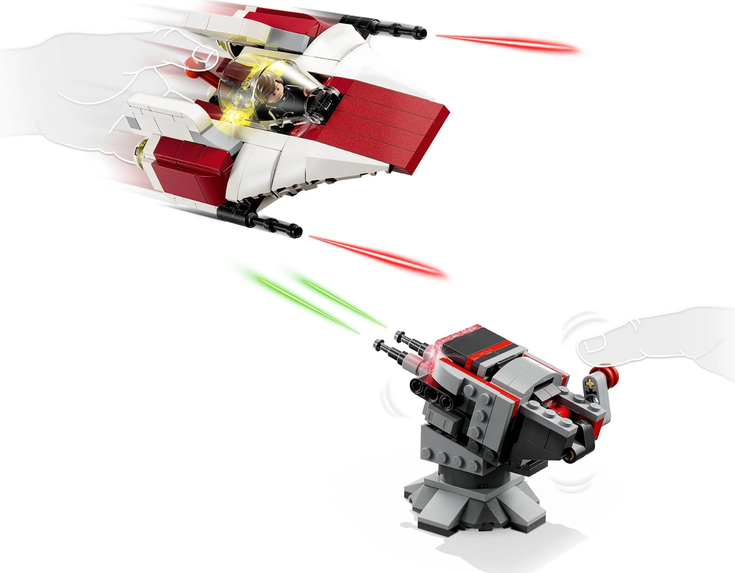 LEGO® 75427 LEGO Star Wars SMART Play Pojedynek w sali tronowej i A-Wing - zdjęcie 21