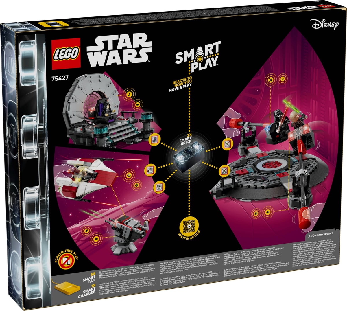 LEGO® 75427 SMART Play: Pojedynek w sali tronowej i A-Wing - zdjęcie 4