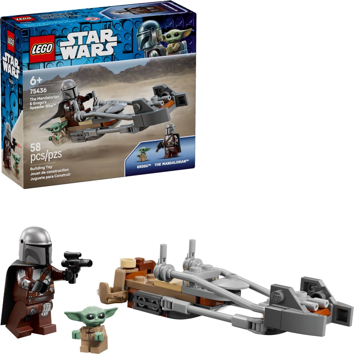 LEGO® 75436 Śmigacz Mandalorianina i Grogu - zdjęcie 6