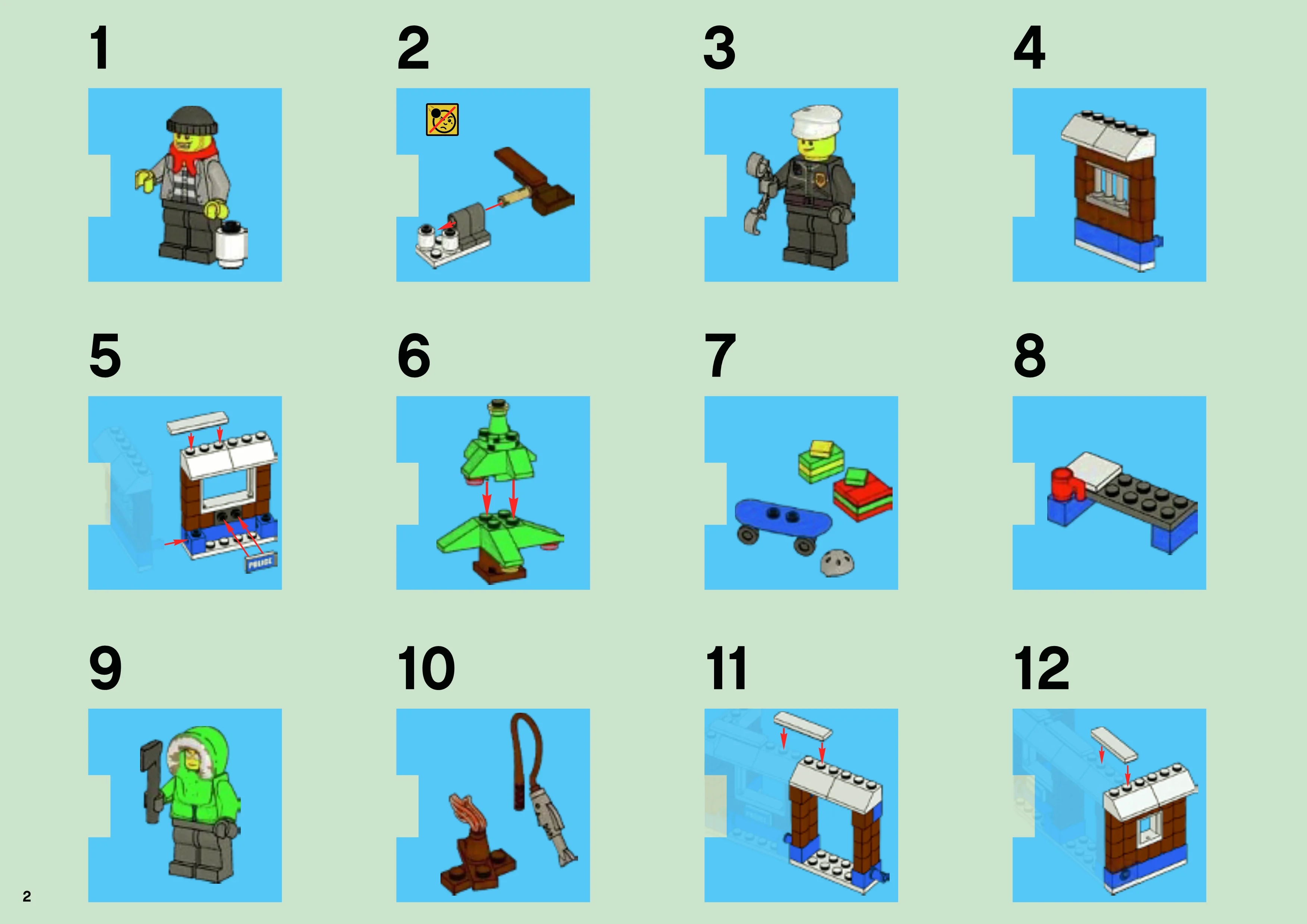 LEGO® 7553 LEGO7553 City Kalendarz adwentowy - zdjęcie 3