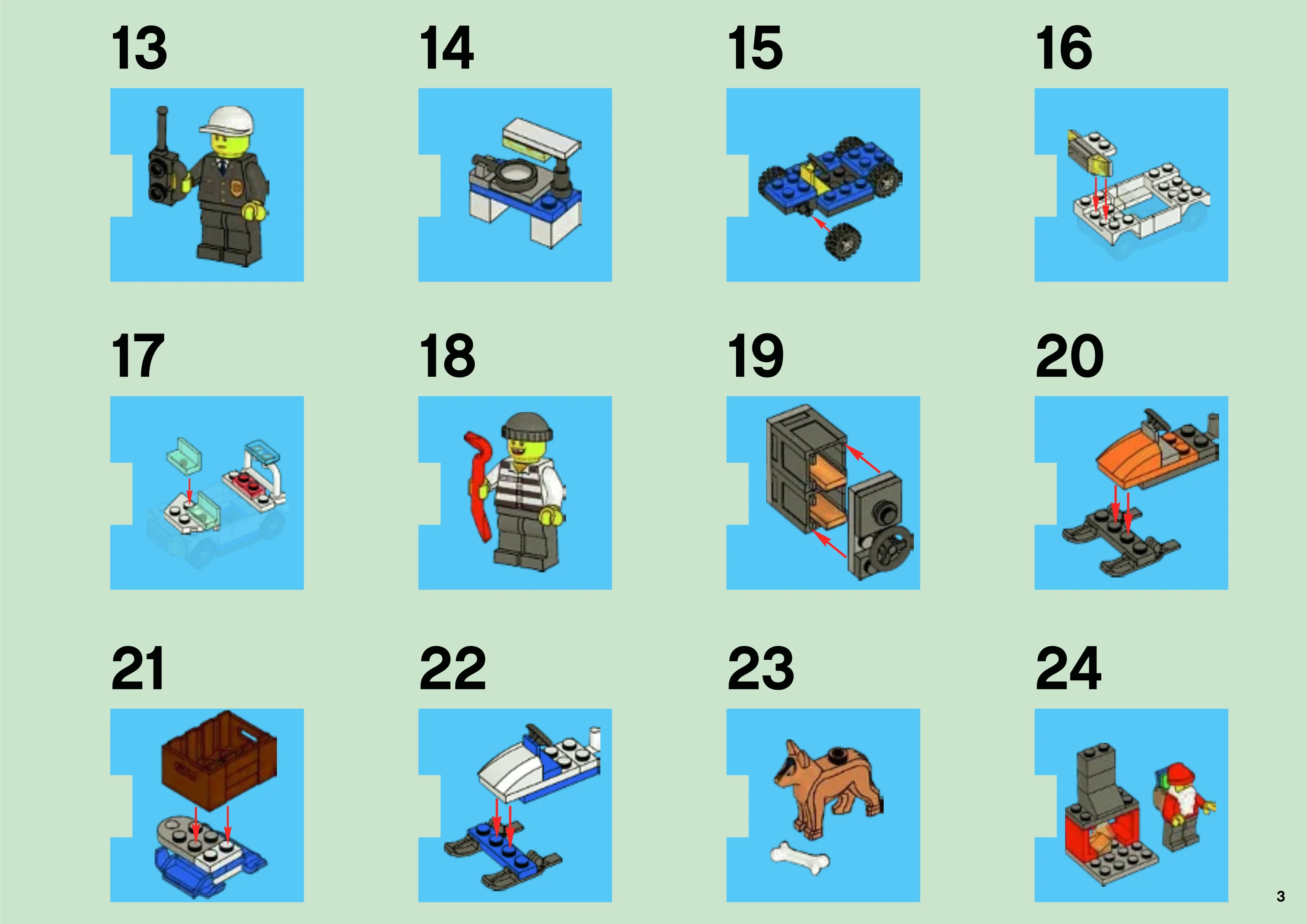 LEGO® 7553 LEGO7553 City Kalendarz adwentowy - zdjęcie 5