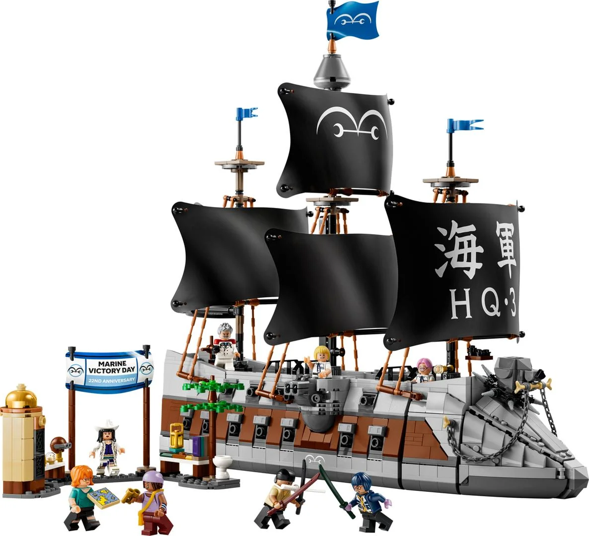 Okręt Garpa 75646, zestaw LEGO One Piece z 1705 elementami