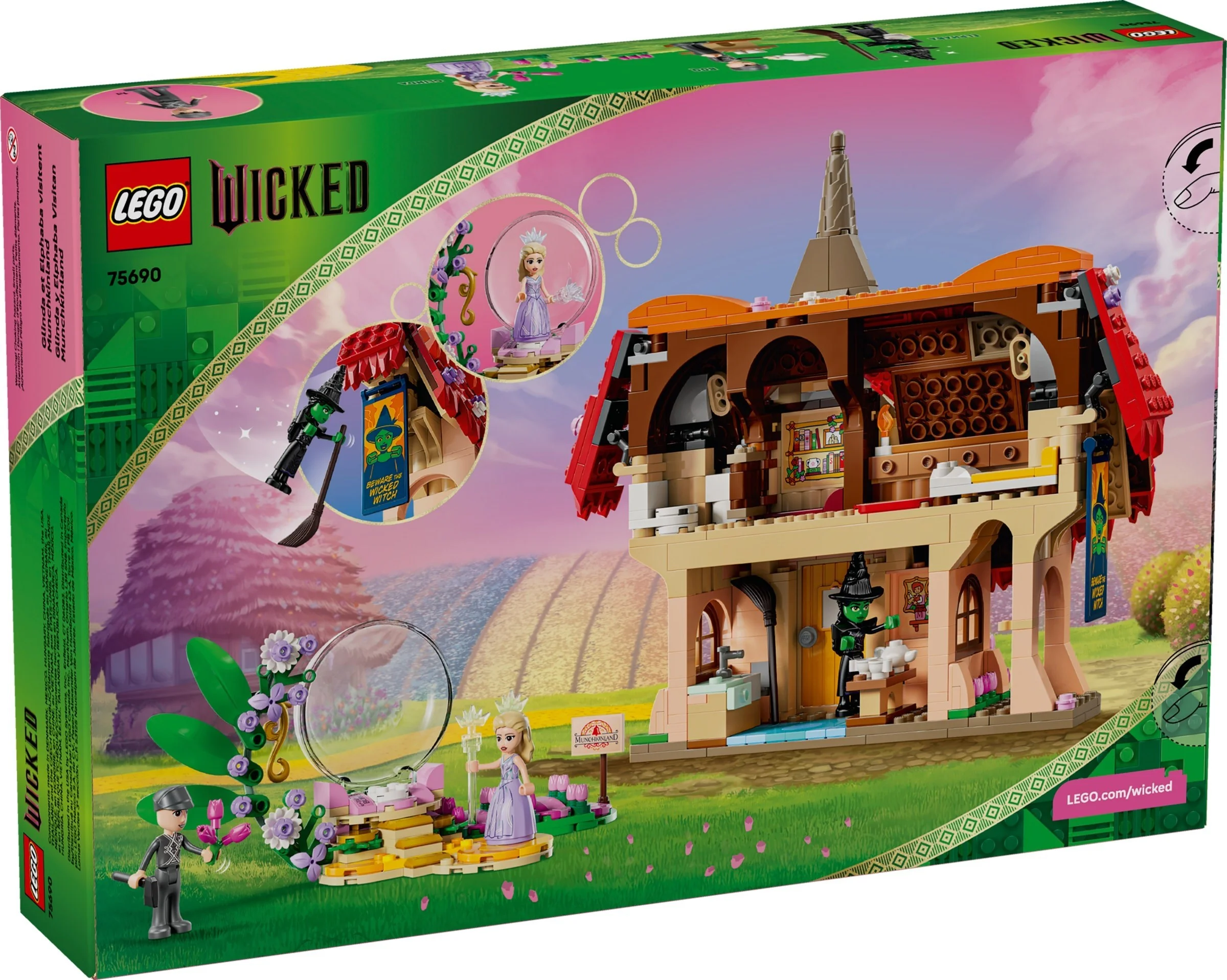 LEGO® 75690 Wizyta Glindy i Elphaby w Munchkinland - zdjęcie 2