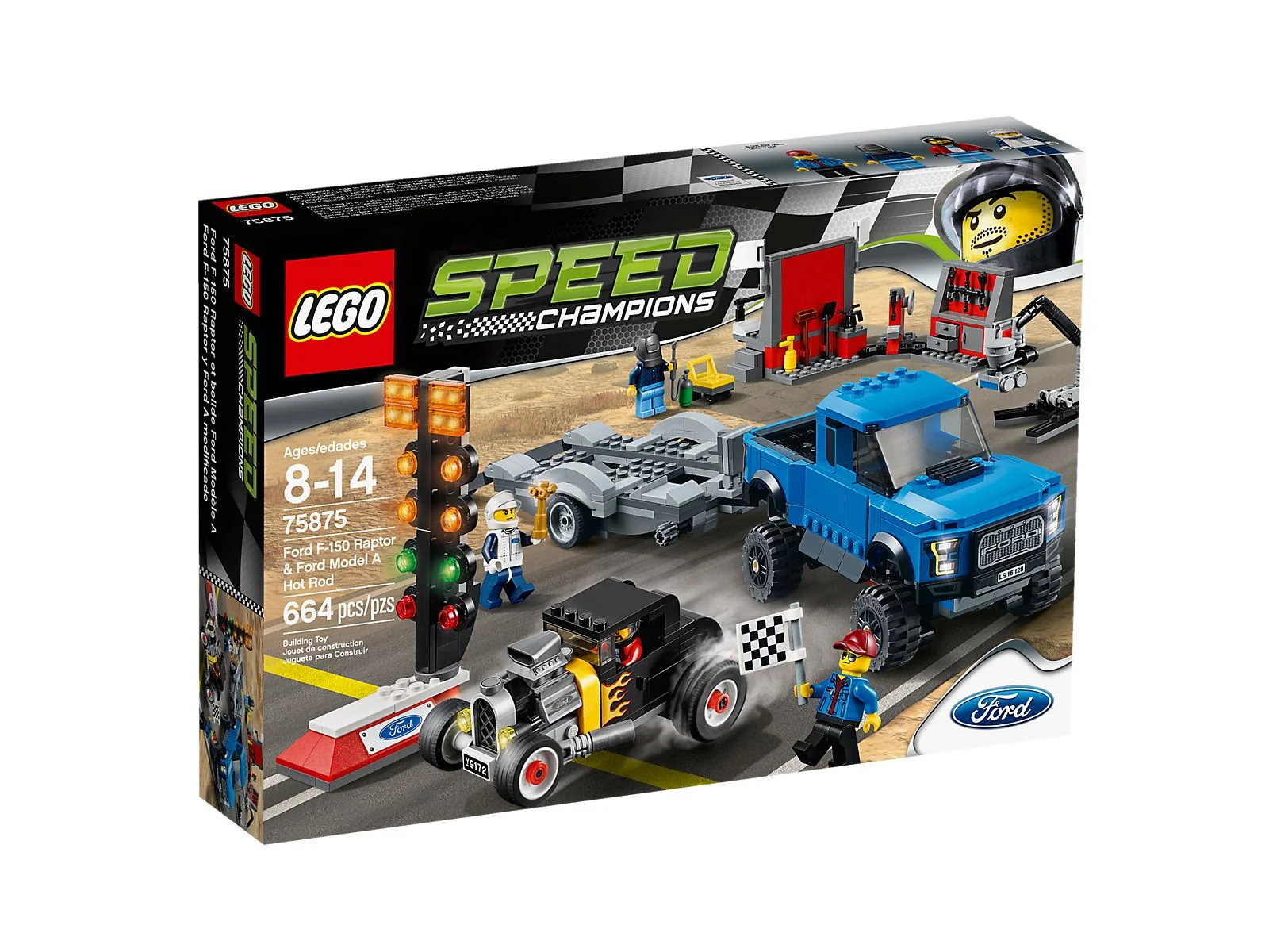 LEGO® 75875 Speed Champions F-150 Raptor & Ford Model A Hot Rod- Nowe - zdjęcie 2