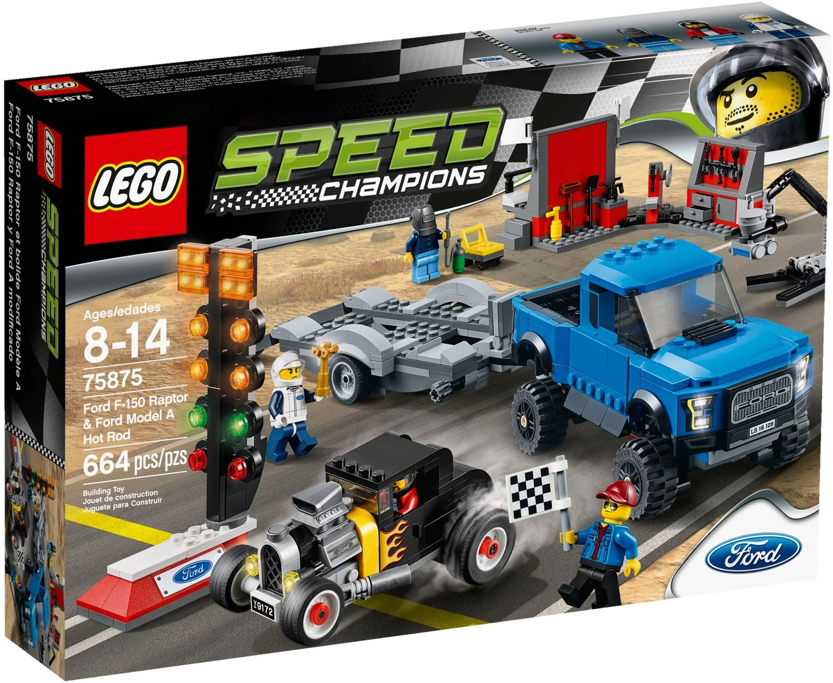 Speed Champions F-150 Raptor & Ford Model A Hot Rod- Nowe