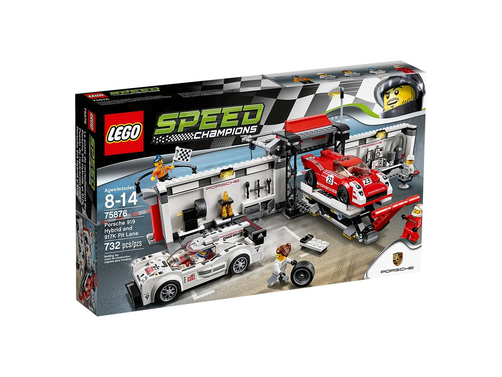 LEGO® 75876 Speed Champions Porsche 919 Hybrid i 917K Pit Stop - zdjęcie 9