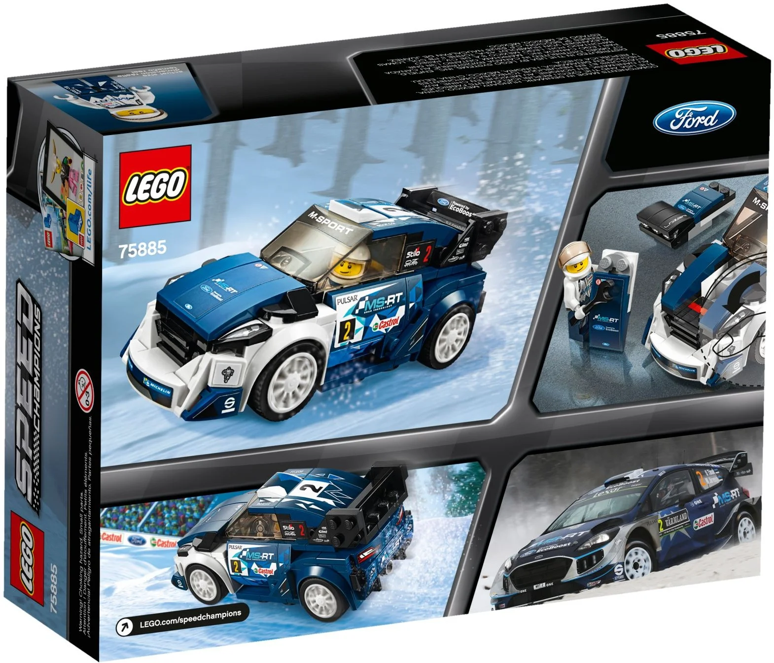 LEGO® 75885 Klocki Lego Speed Champions Ford Fiesta M-Sport Wrc - zdjęcie 4