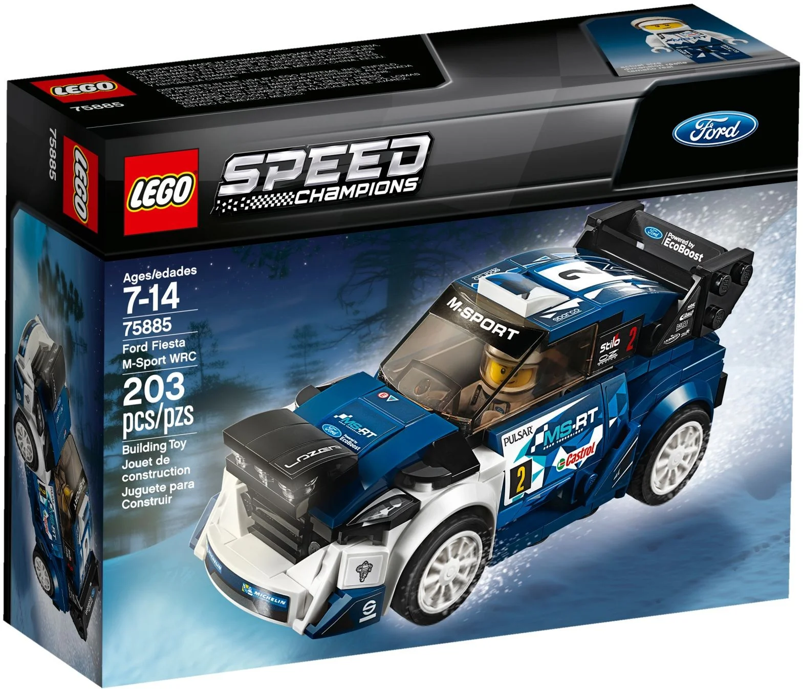 Klocki Lego Speed Champions Ford Fiesta M-Sport Wrc