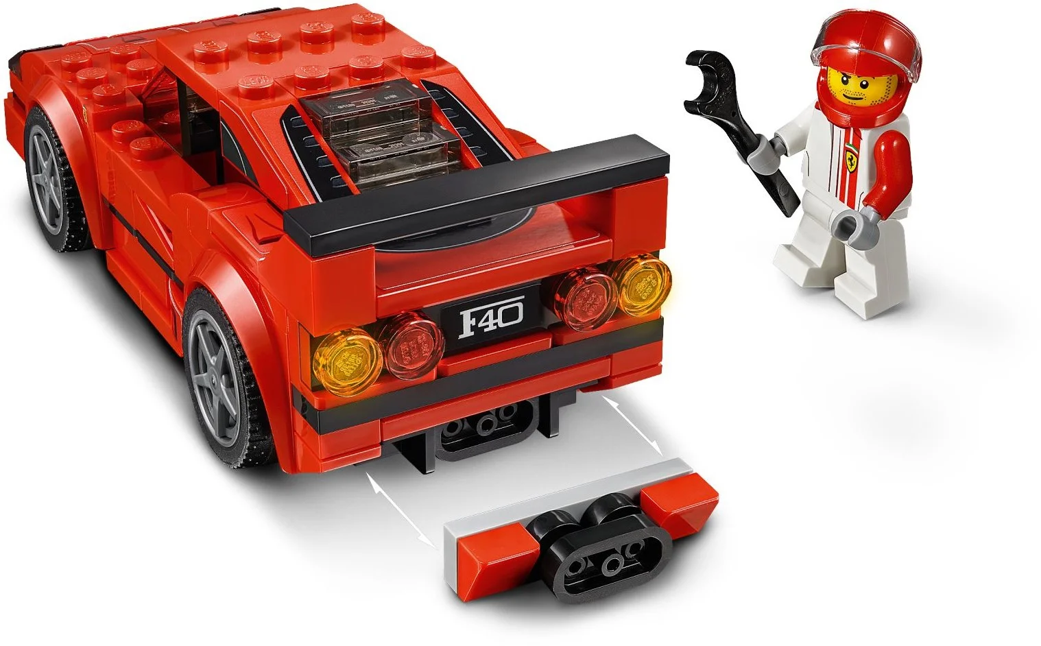 LEGO® 75890 Klocki Lego Ferrari F40 Competizione 198 elementów 7 lat - zdjęcie 5