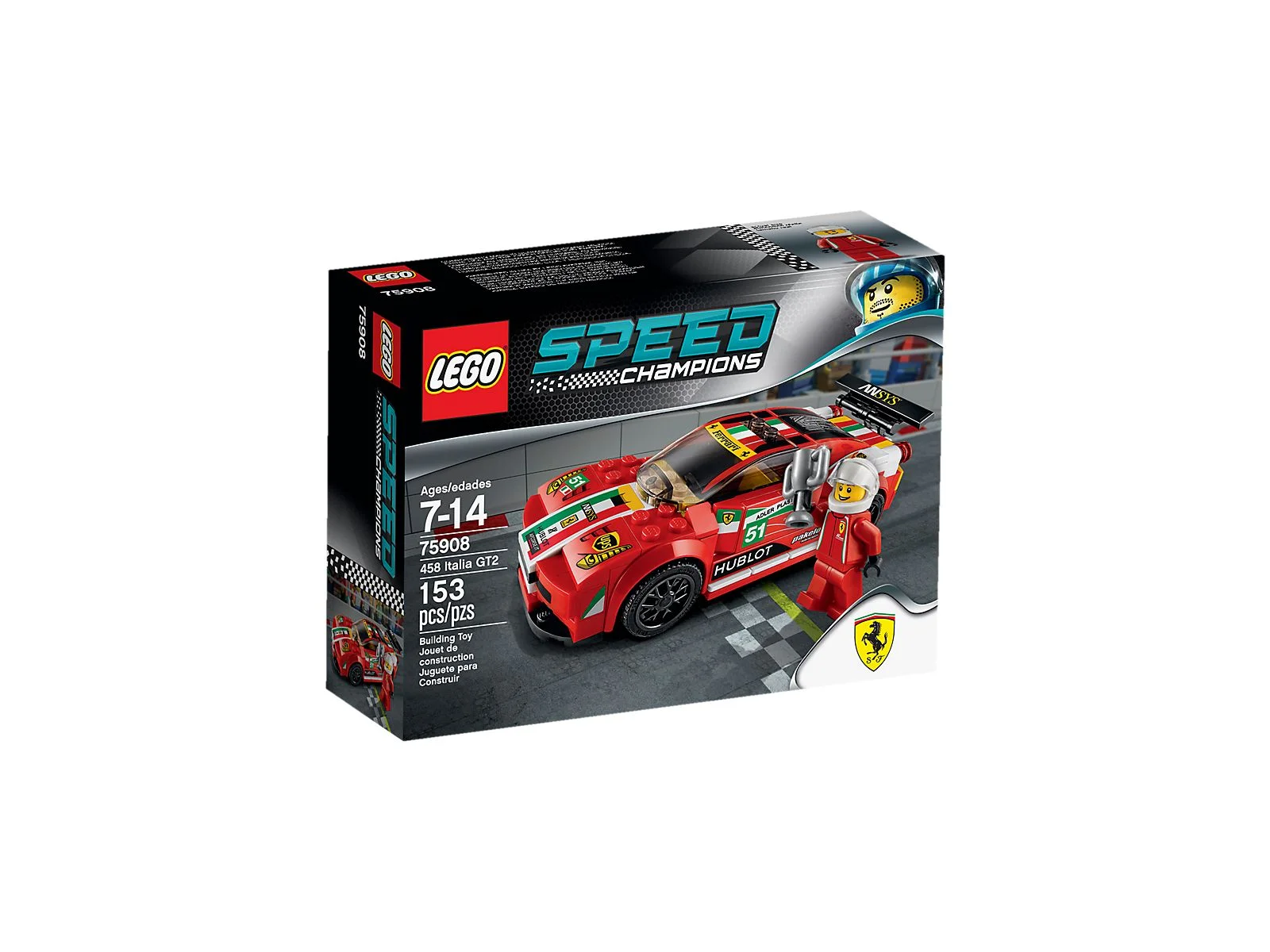 LEGO® 75908 Speed Champions 458 Italia GT2 Nowe - zdjęcie 2