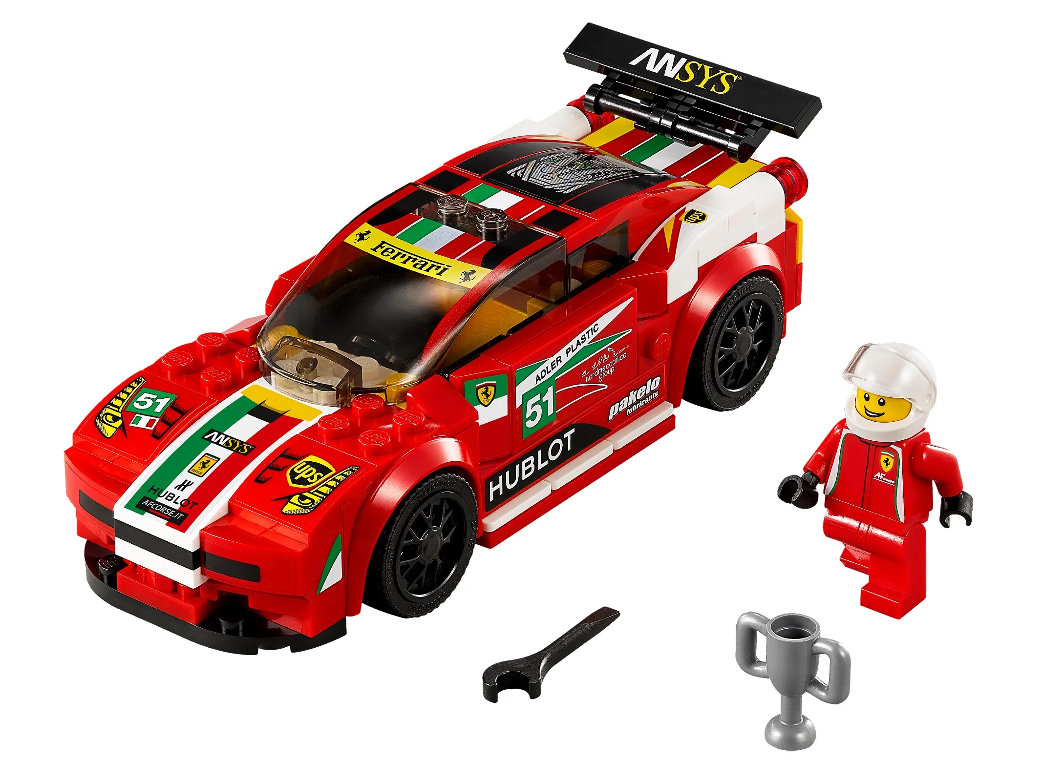 LEGO® 75908 Speed Champions 458 Italia GT2 Nowe - zdjęcie 3