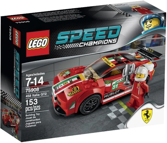 LEGO® 75908 Speed Champions 458 Italia GT2 Nowe - zdjęcie 16