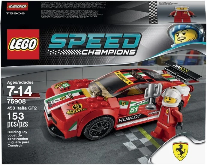 LEGO® 75908 Speed Champions 458 Italia GT2 Nowe - zdjęcie 20