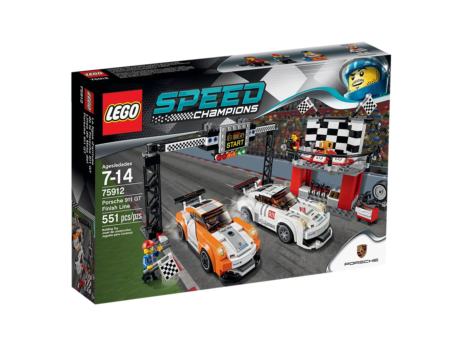 LEGO® 75912 Porsche 911 GT, Linia mety - zdjęcie 3