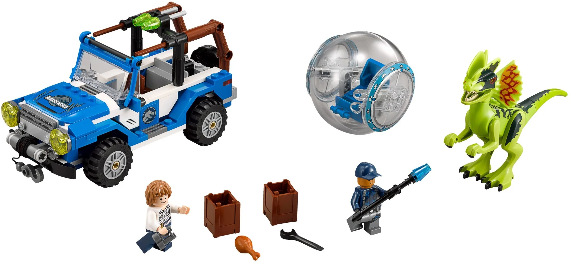 LEGO® 75916 Jurassic World Zasadzka dilofozaura Nowe - zdjęcie 7