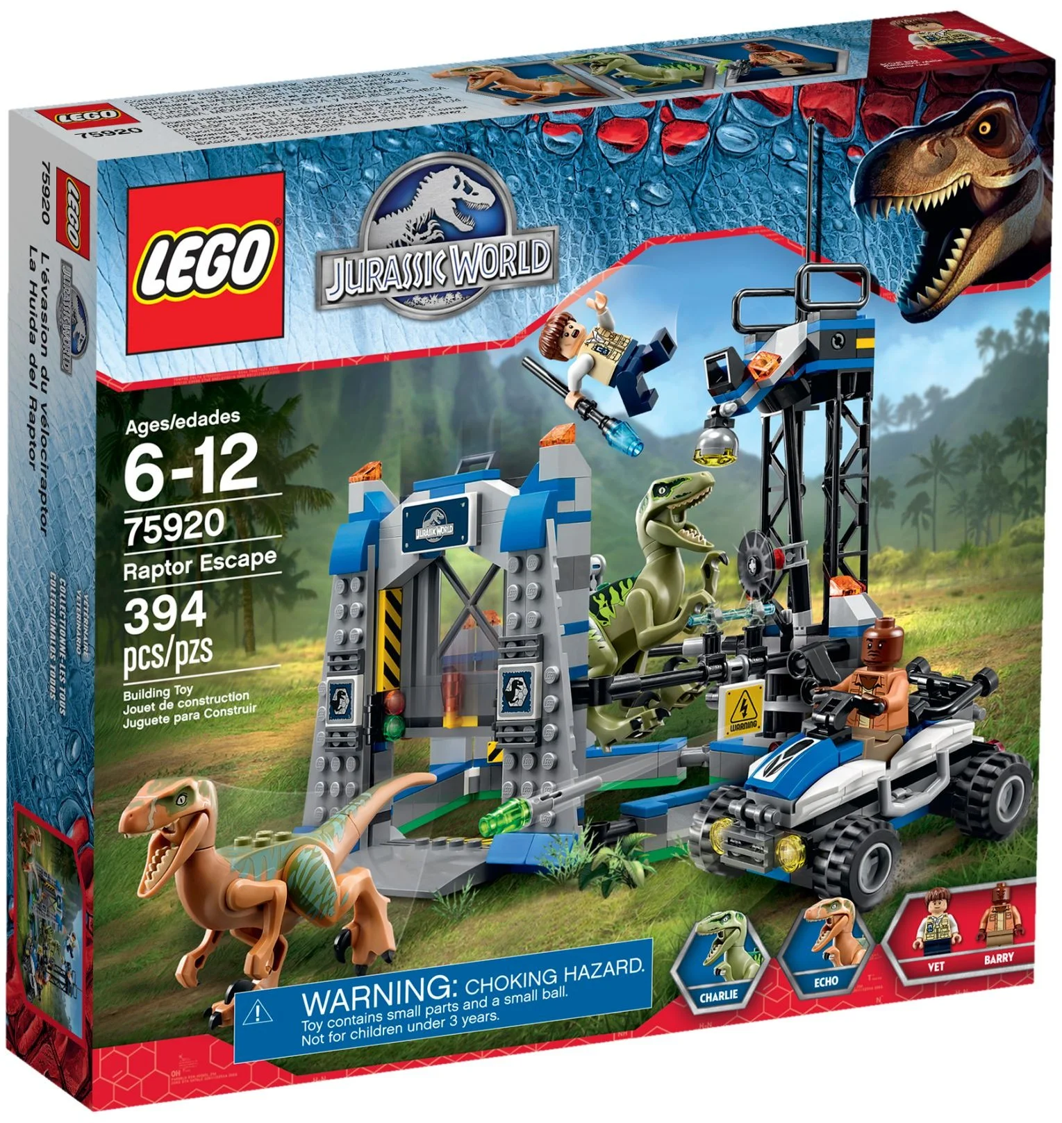 Jurassic World Ucieczka raptora Nowe