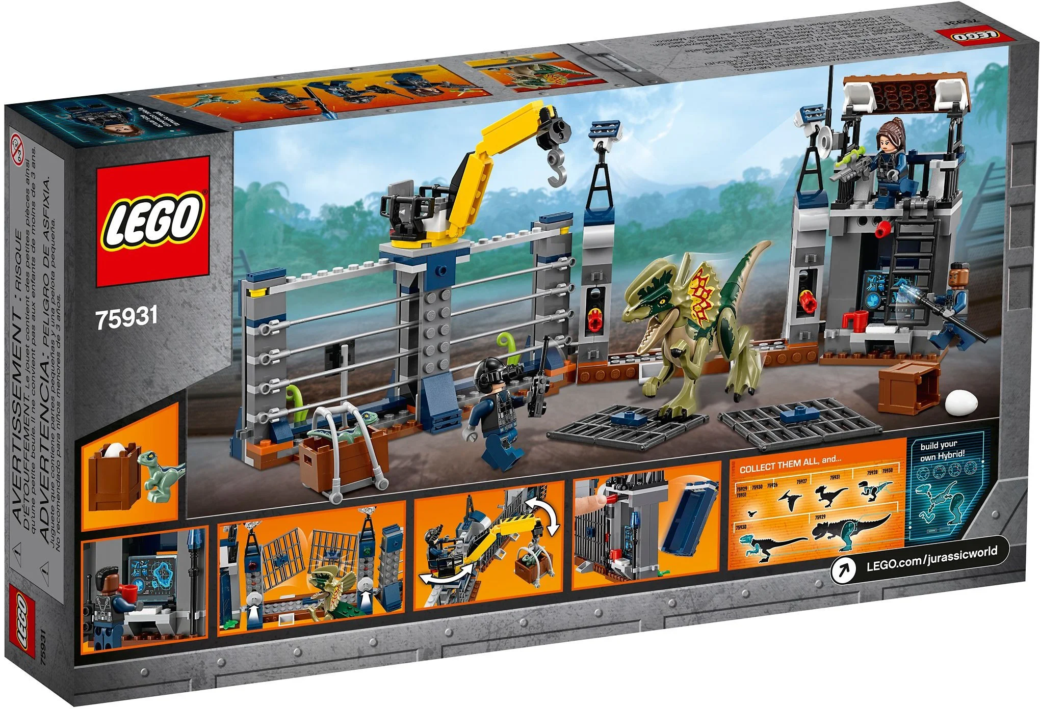 LEGO® 75931 Atak dilofozaura na posterunek - zdjęcie 5