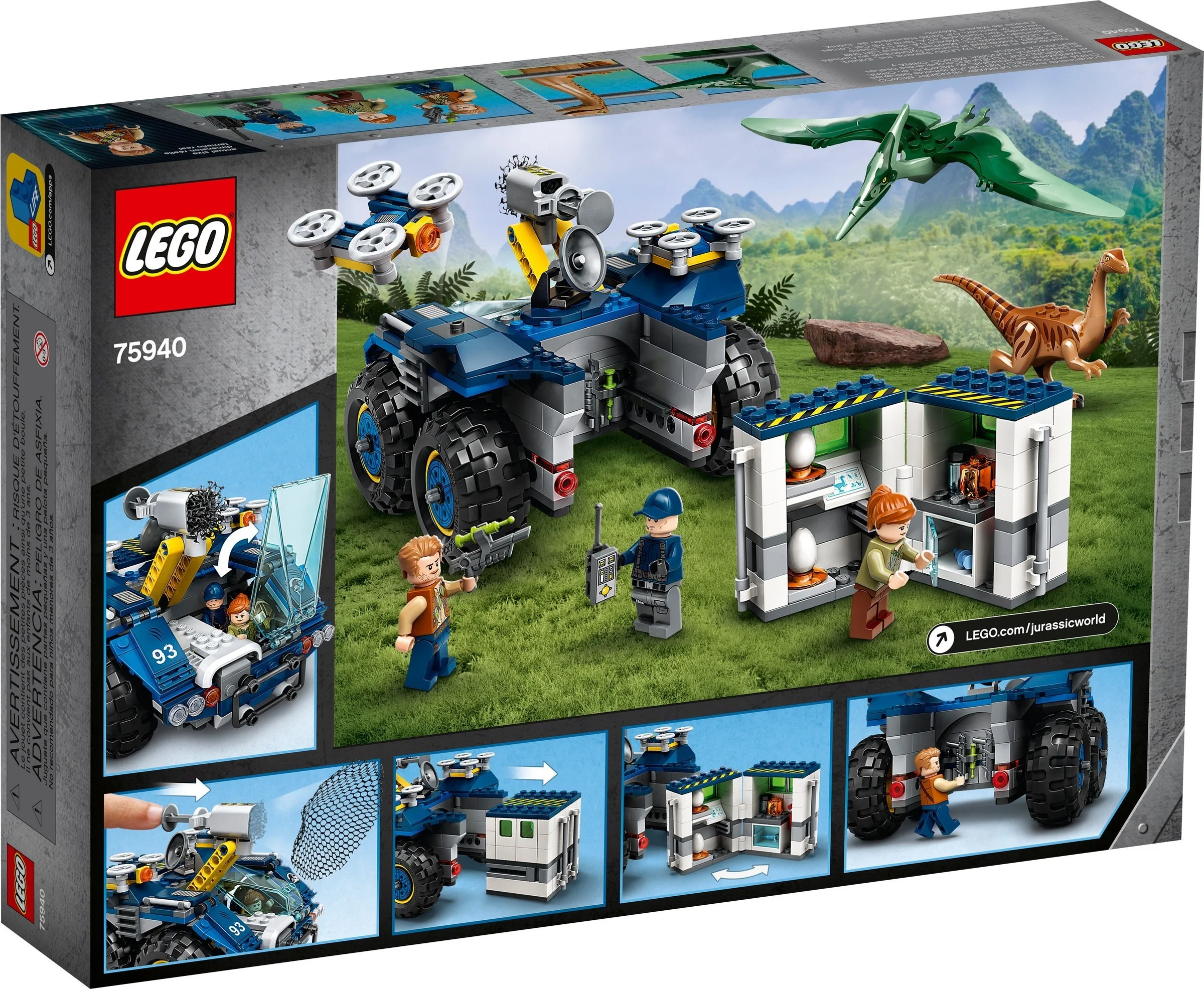 LEGO® 75940 Gallimim i pteranodon: ucieczka - zdjęcie 3