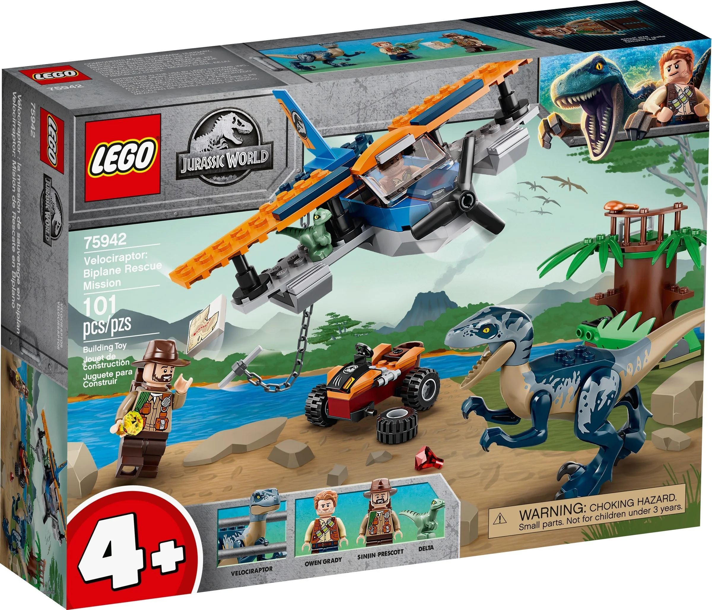 LEGO® 75942 Welociraptor: na ratunek dwupłatowcem - zdjęcie 2