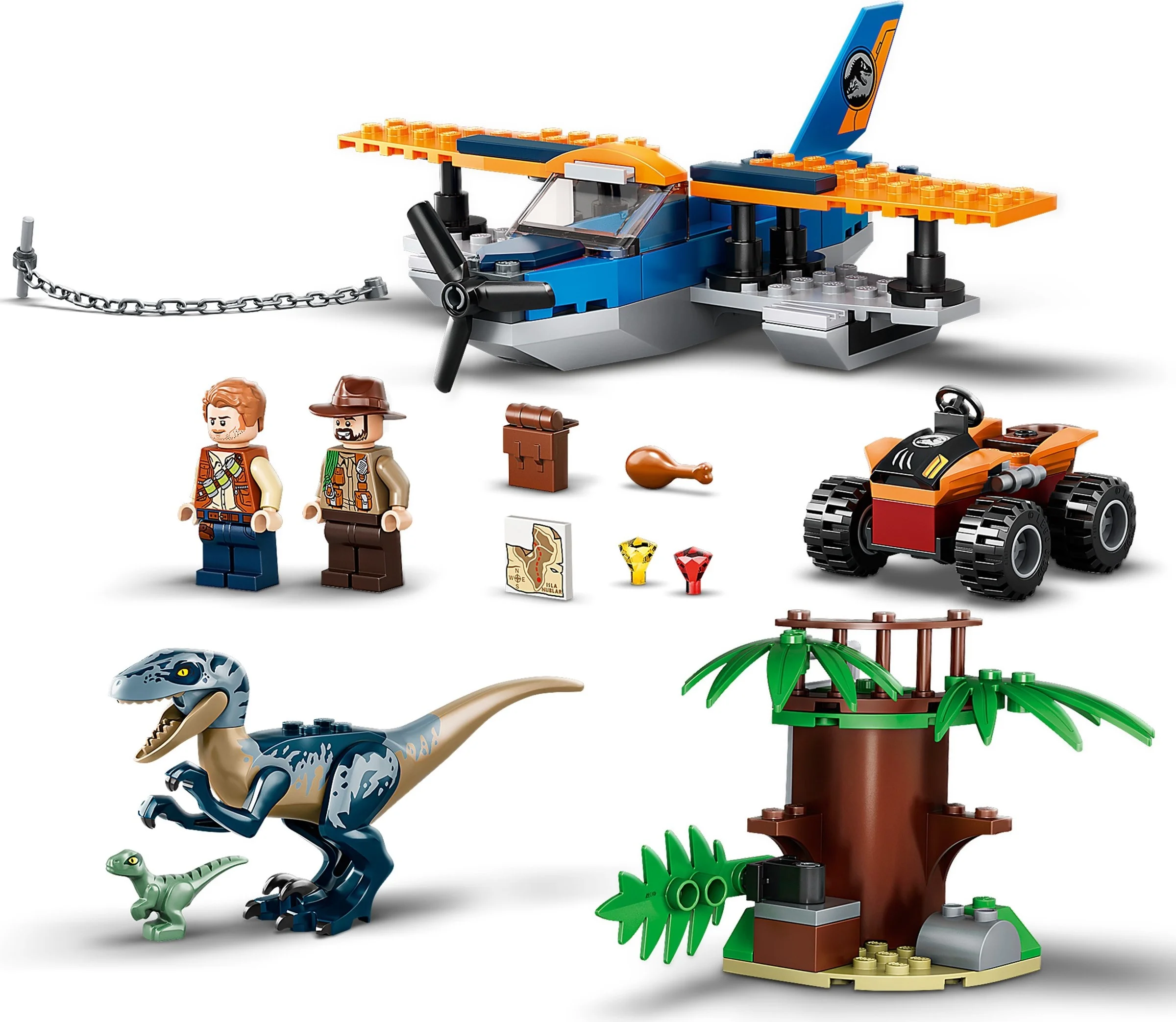 LEGO® 75942 Welociraptor: na ratunek dwupłatowcem - zdjęcie 4