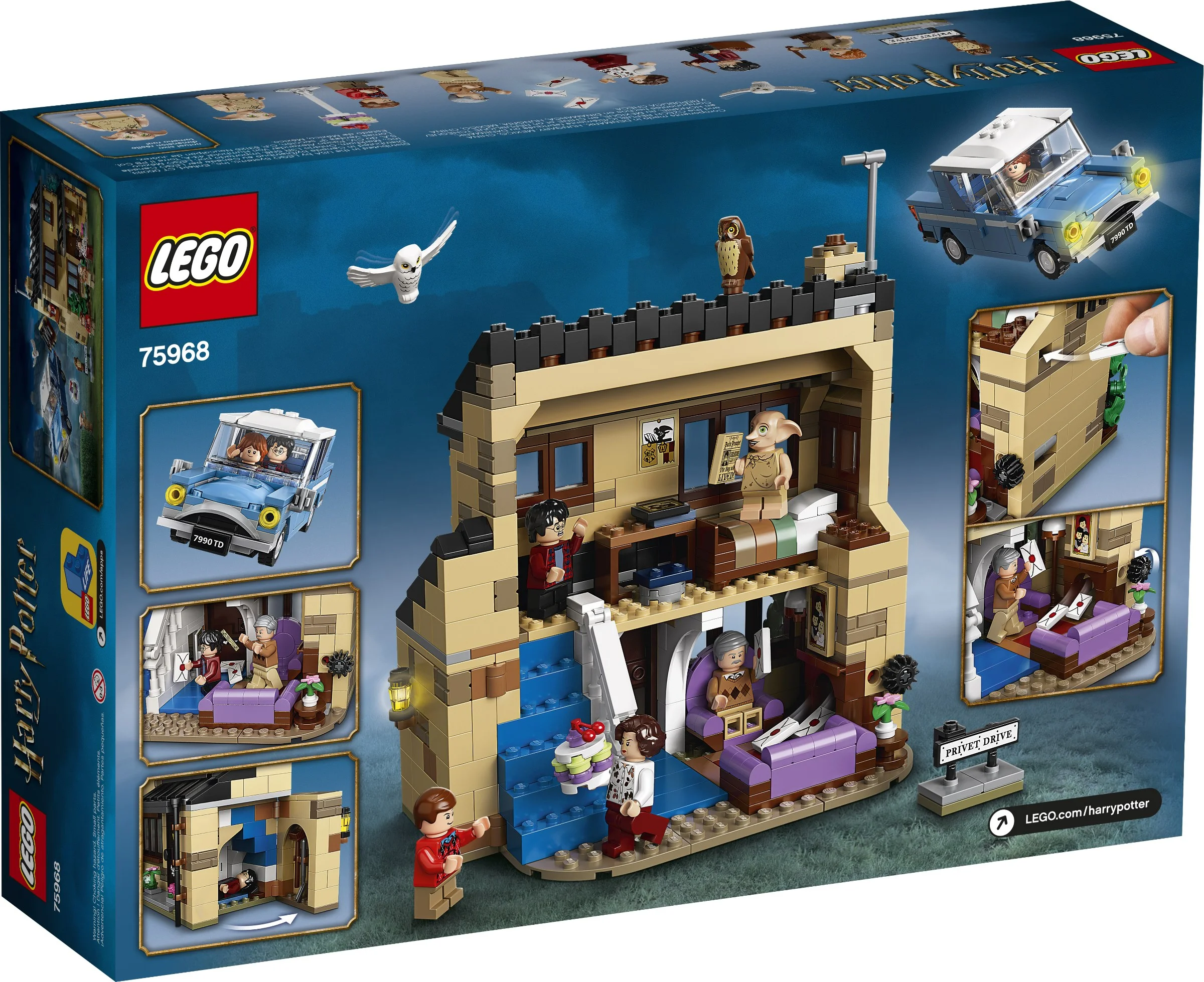 LEGO® 75968 Privet Drive 4 Dom Dursleyów Wizyta Ciotki Marge - zdjęcie 3