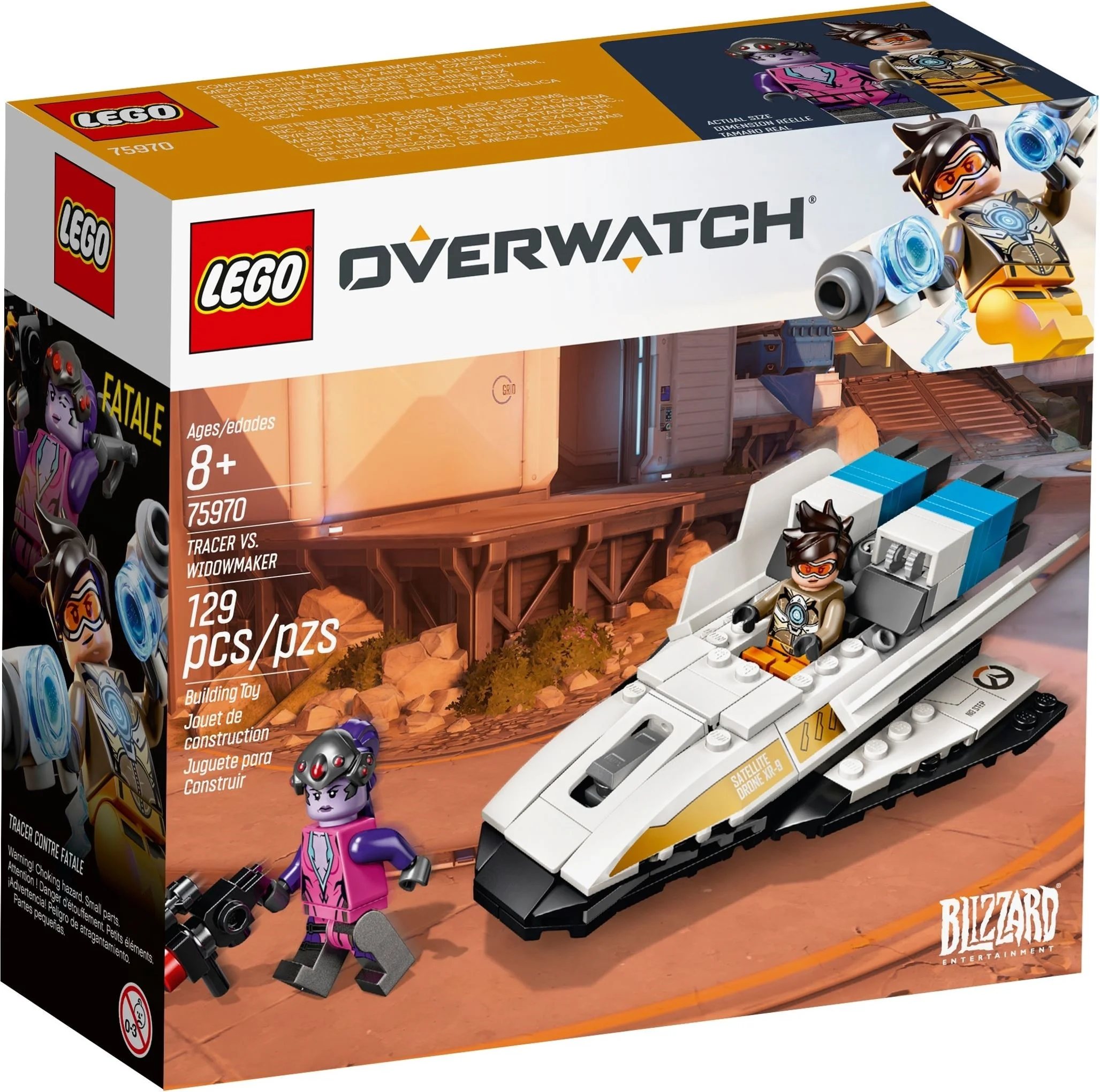 LEGO Overwatch Tracer vs. Widowmaker