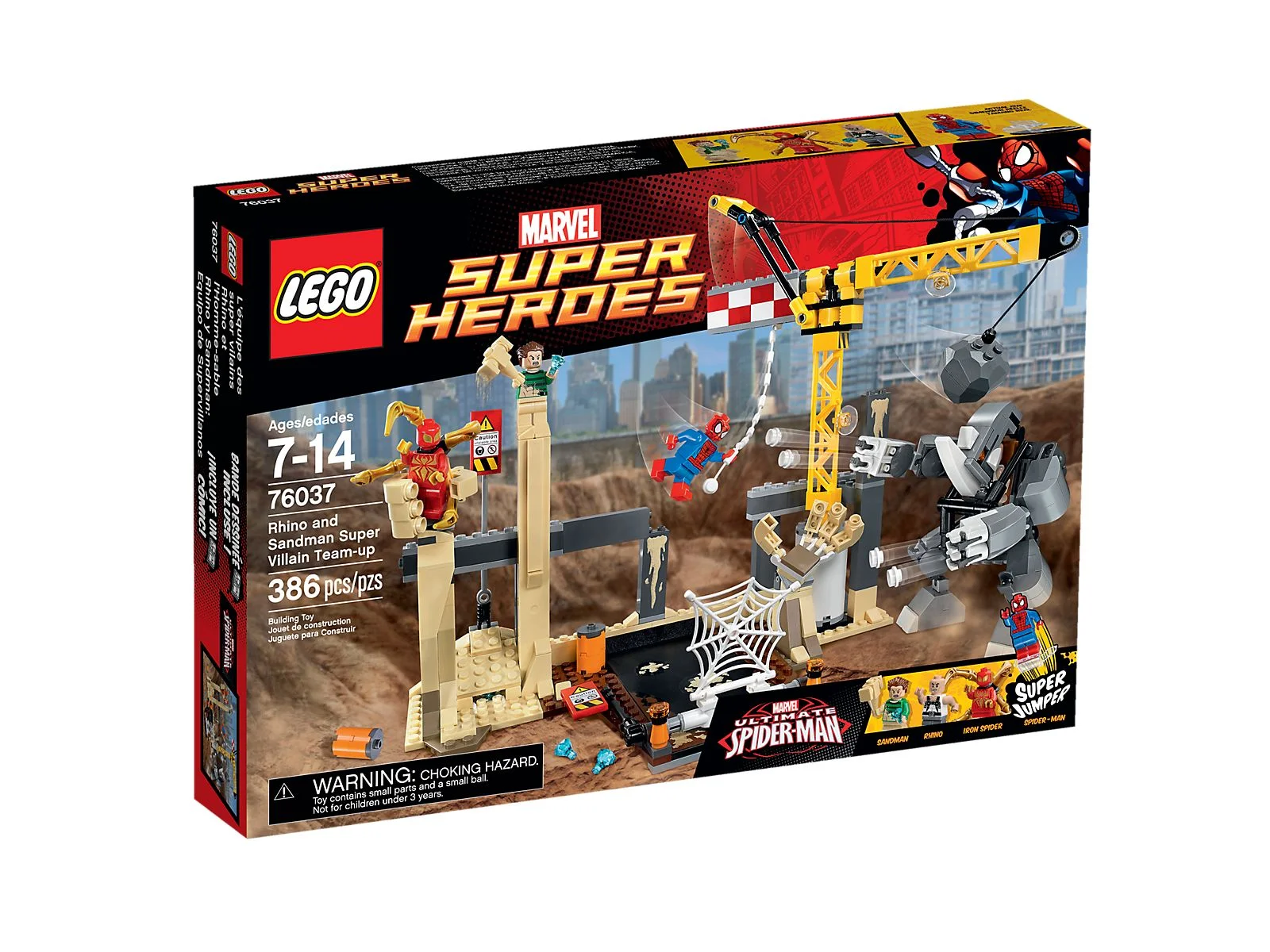 LEGO® 76037 Wspólny atak superłotrów Rhino i Sandmana - zdjęcie 2