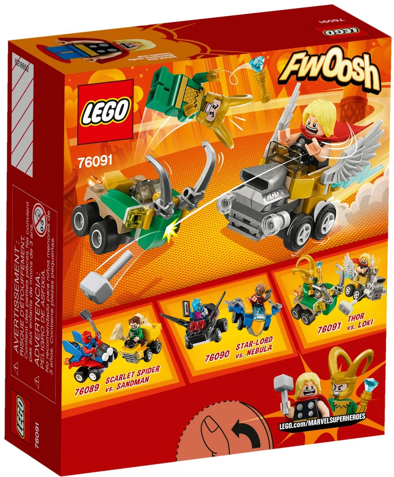 LEGO® 76091 Thor kontra Loki - zdjęcie 3