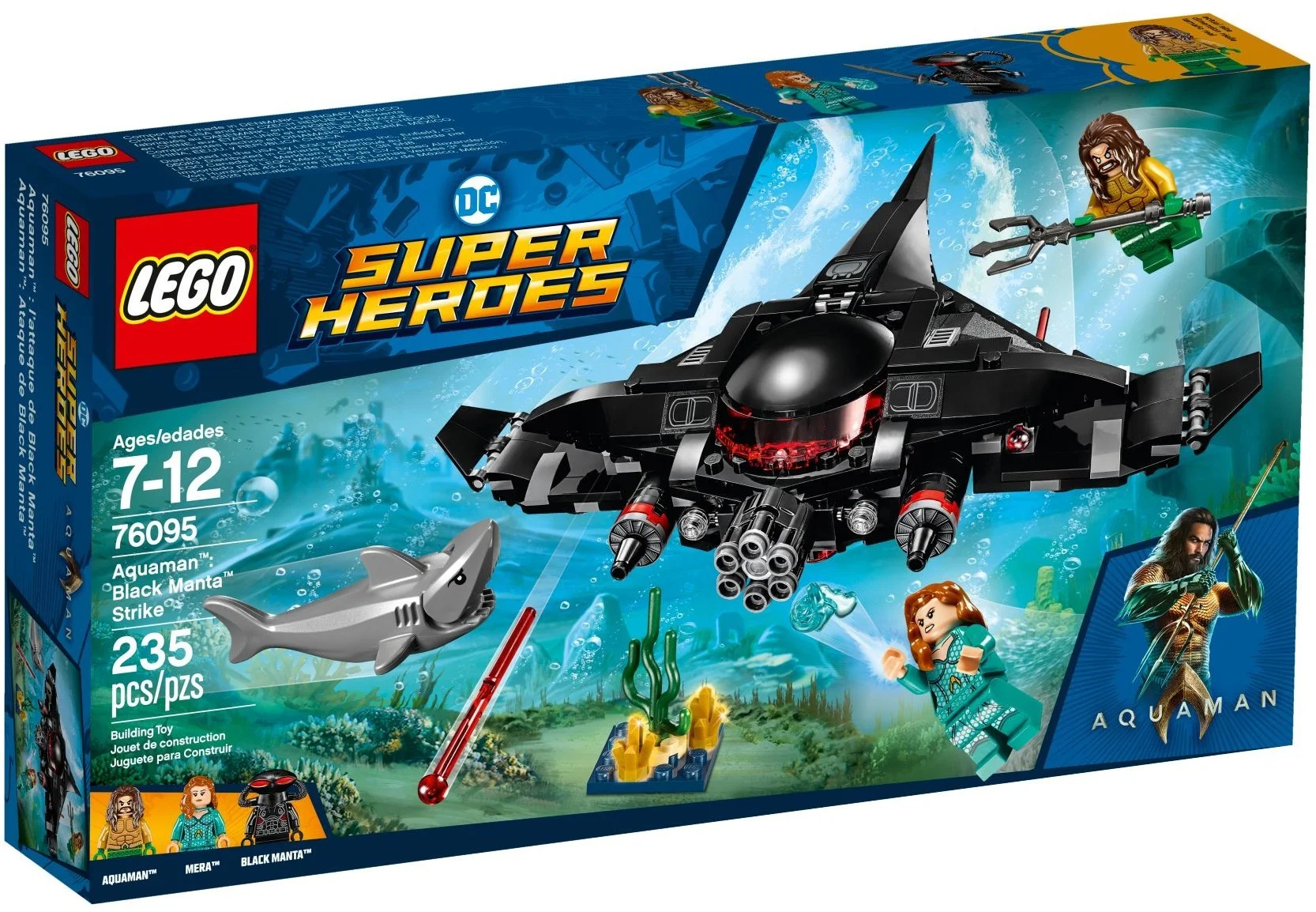 Heroes Aquaman: Atak Black Manty Łódź Podwodna
