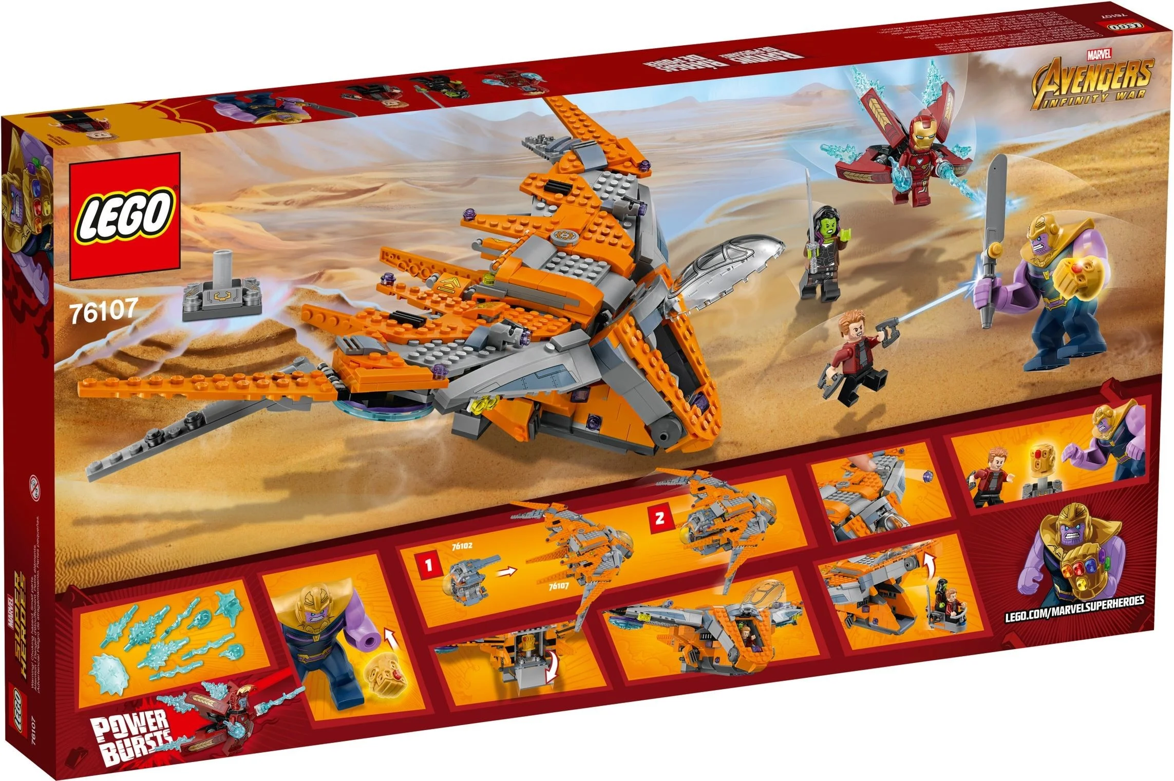 LEGO® 76107 Thanos: ostateczna walka - zdjęcie 6