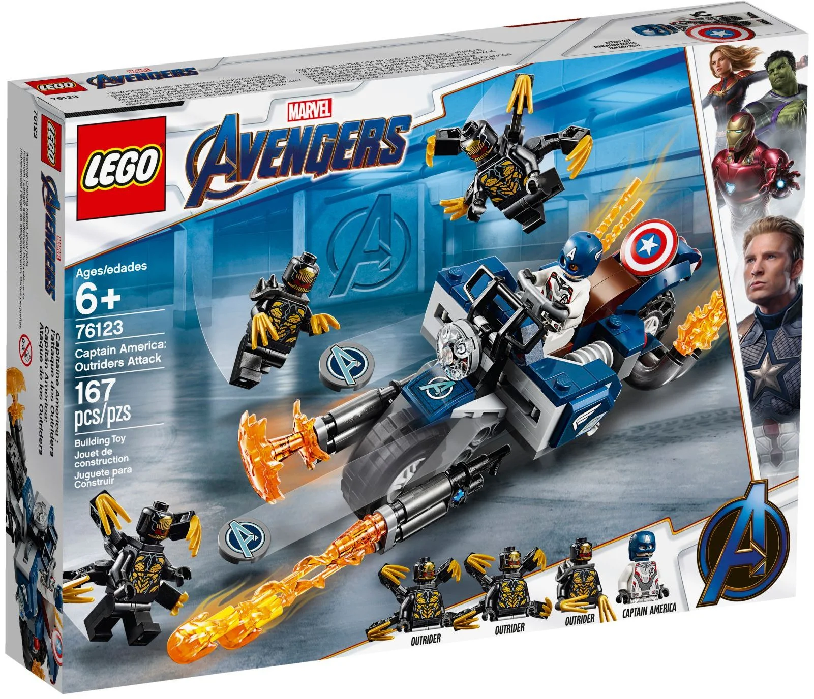 LEGO® 76123 Kapitan Ameryka: atak Outriderów - zdjęcie 2