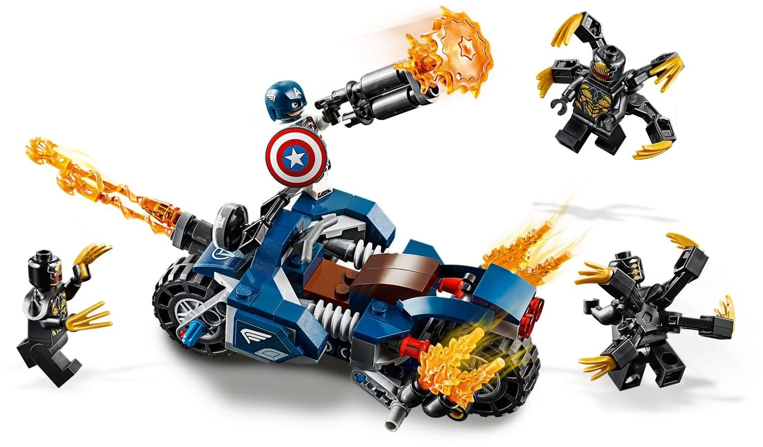 LEGO® 76123 Kapitan Ameryka: atak Outriderów - zdjęcie 4