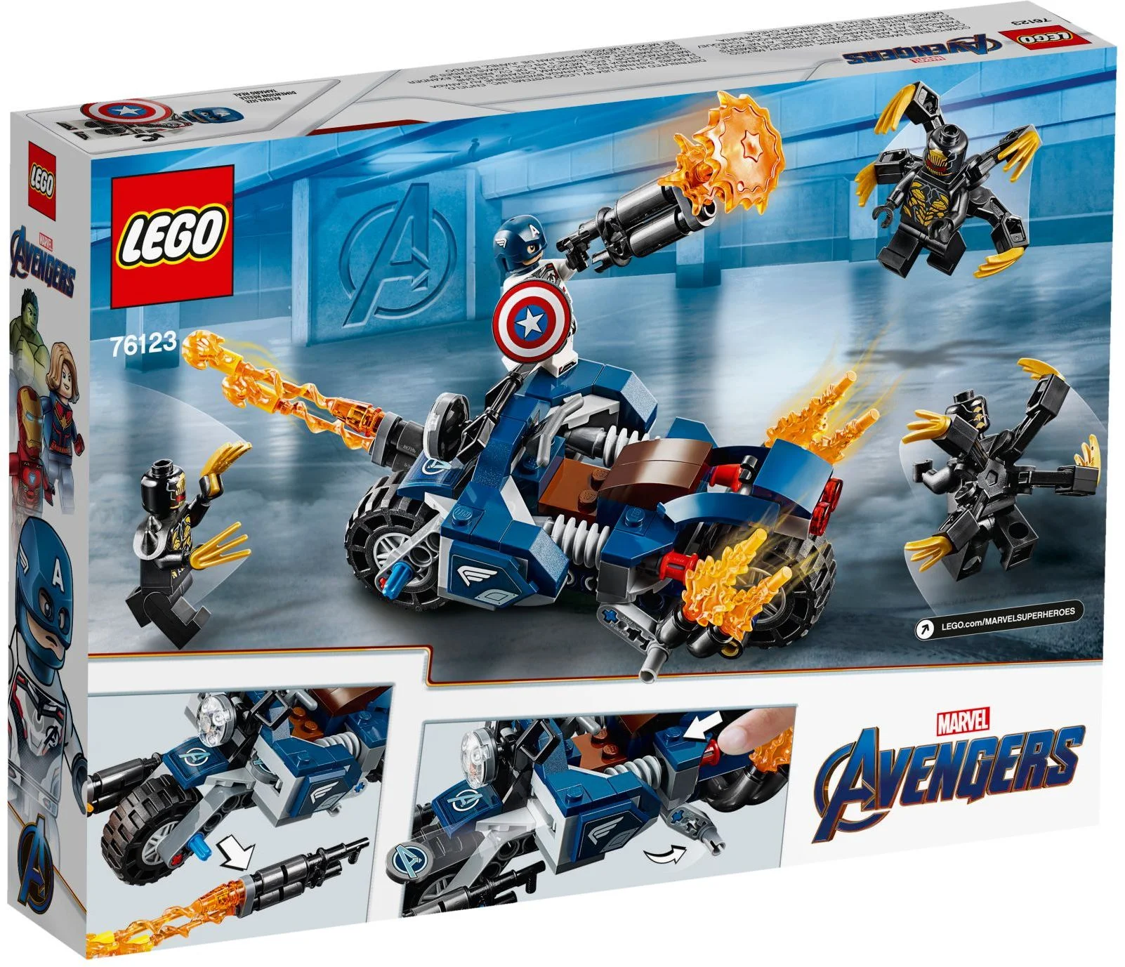 LEGO® 76123 Kapitan Ameryka: atak Outriderów - zdjęcie 5