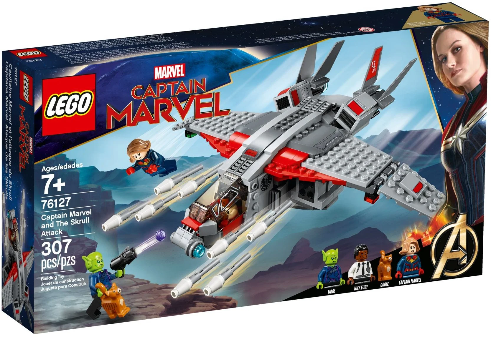 LEGO® 76127 Kapitan Marvel i atak Skrullów - zdjęcie 2