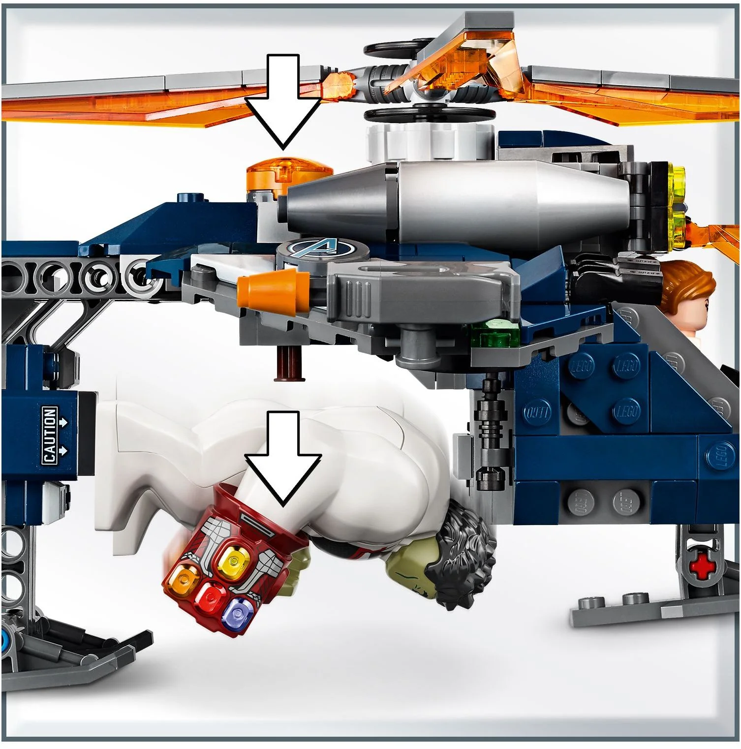 LEGO® 76144 Marvel Avengers Upadek helikoptera Hulka, Nowe - zdjęcie 4