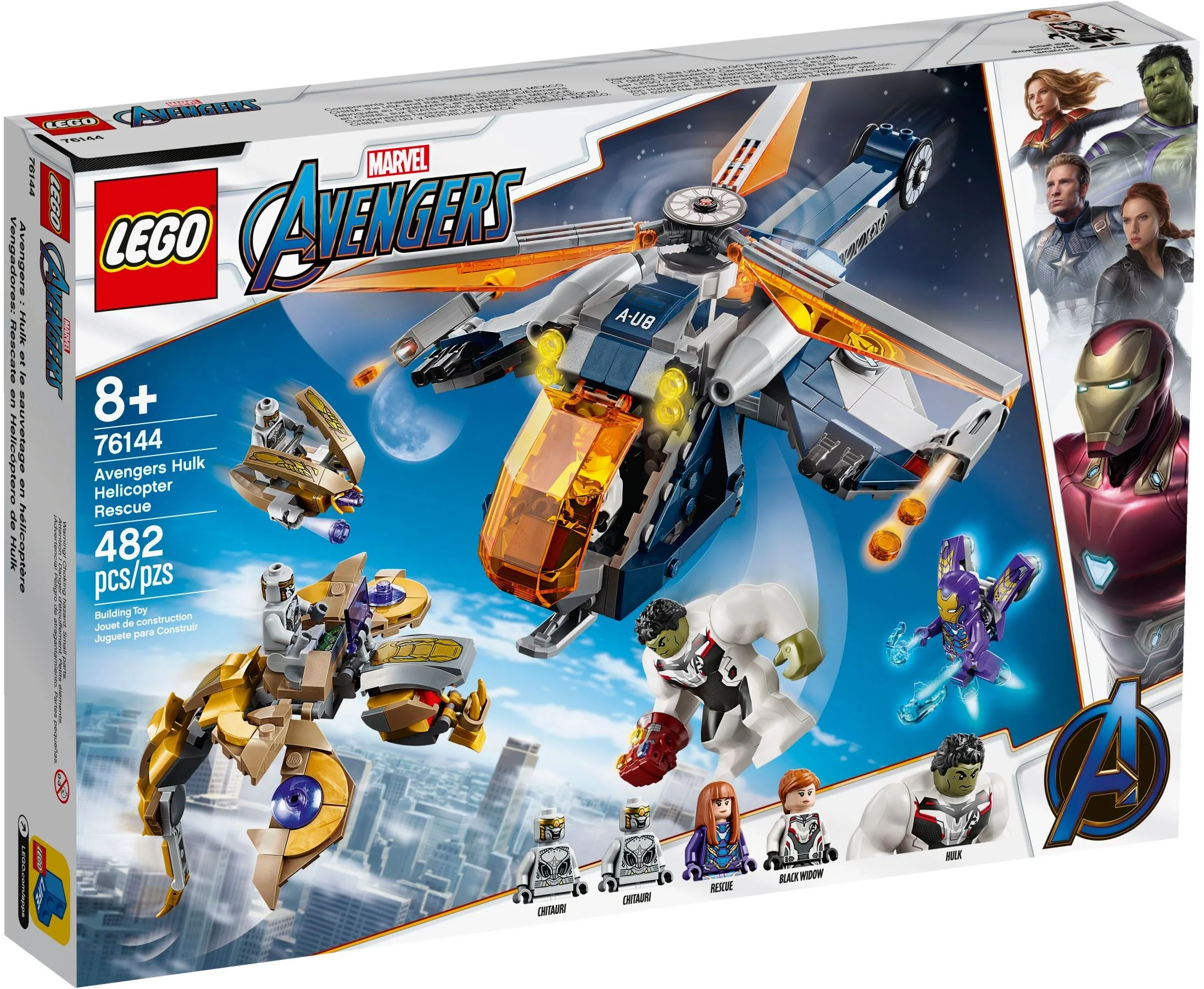 Marvel Avengers Upadek helikoptera Hulka, Nowe