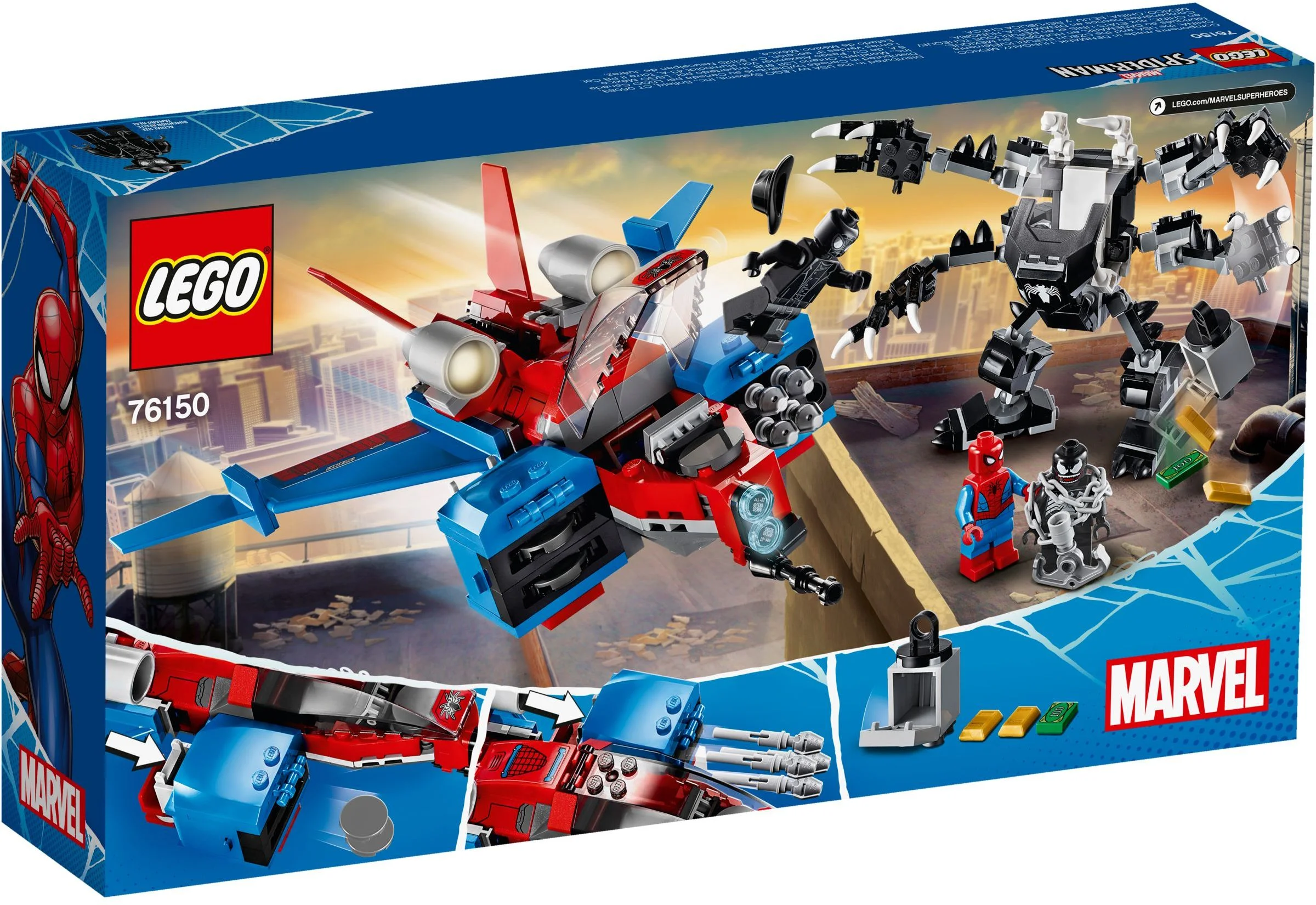 LEGO® 76150 Pajęczy odrzutowiec kontra mech Venoma - zdjęcie 5