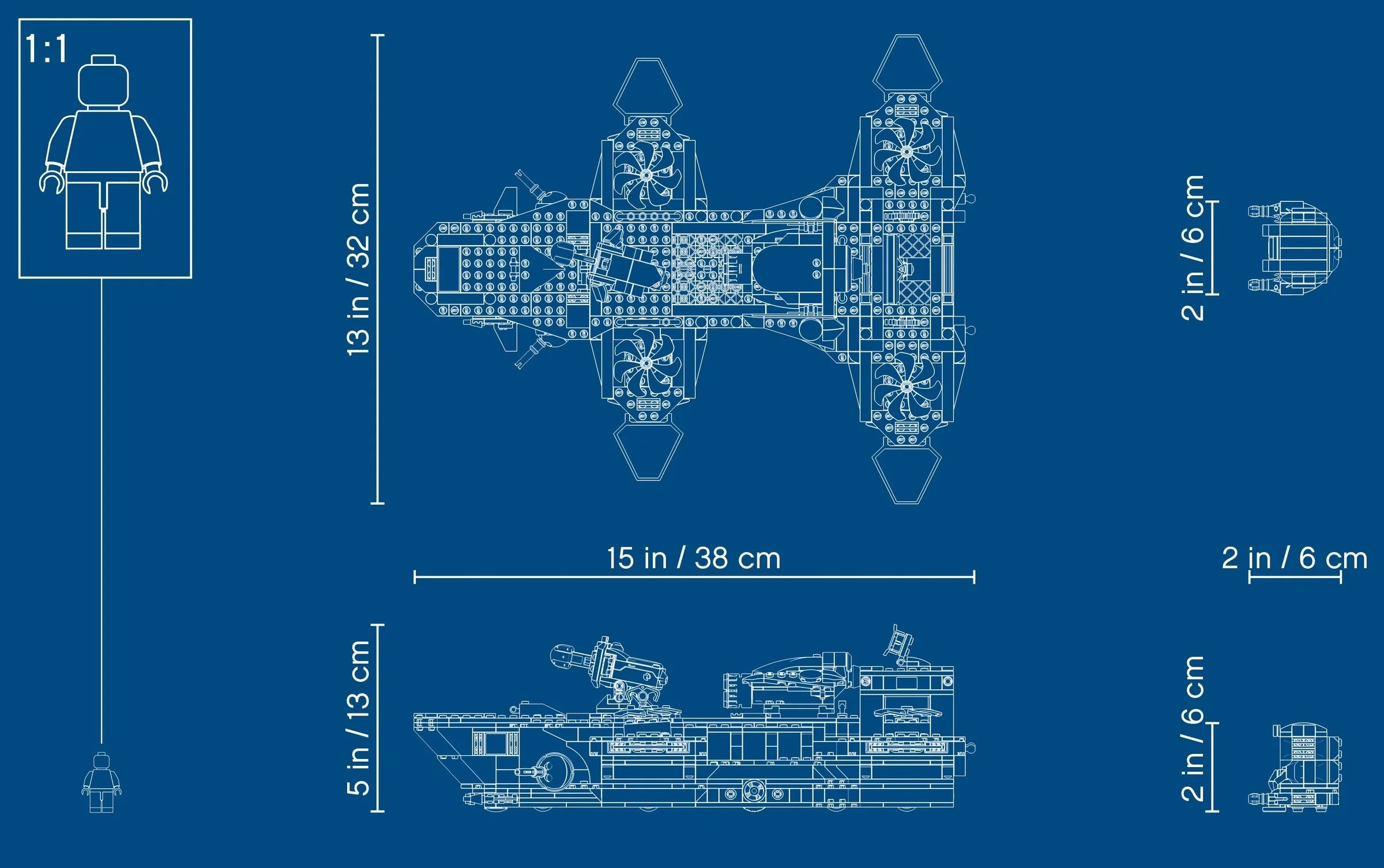 LEGO® 76153 @@@ Lotniskowiec Avengers @@@ Helicarrier - zdjęcie 6
