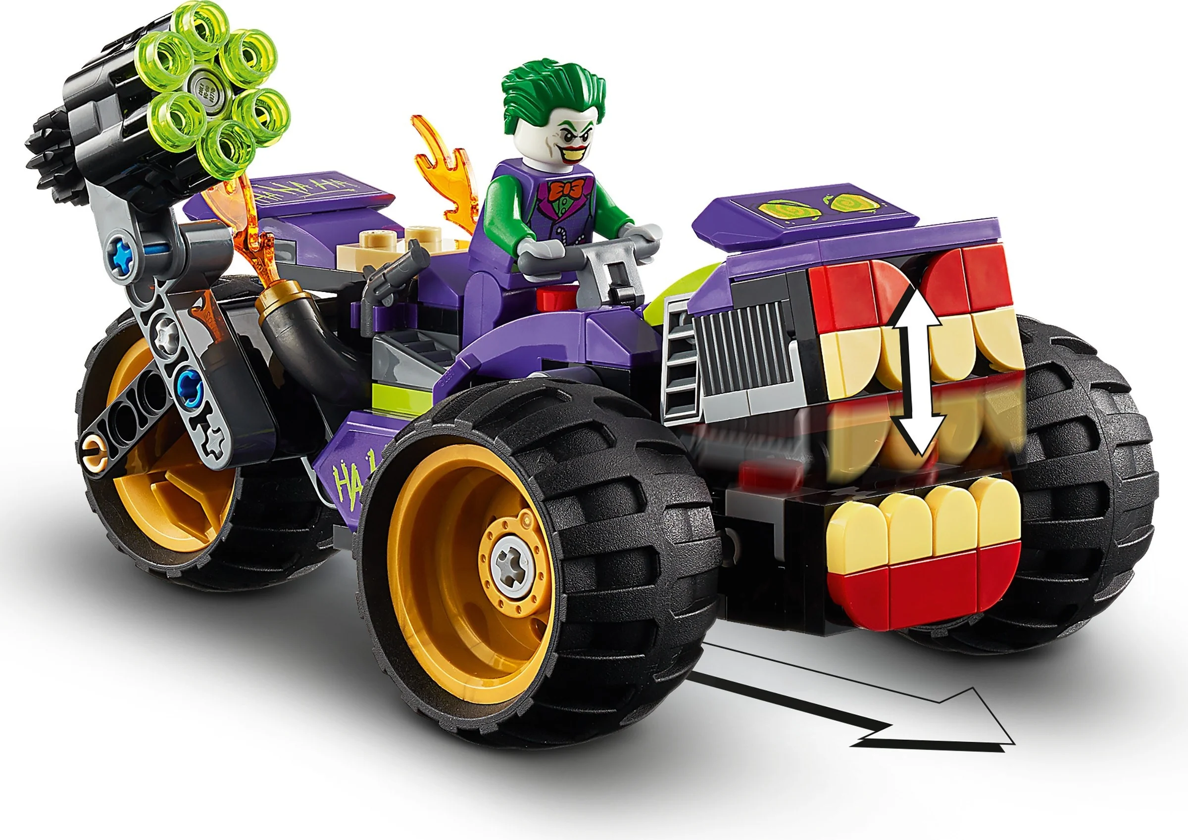 LEGO® 76159 Comics Trójkołowy motocykl Jokera - zdjęcie 8