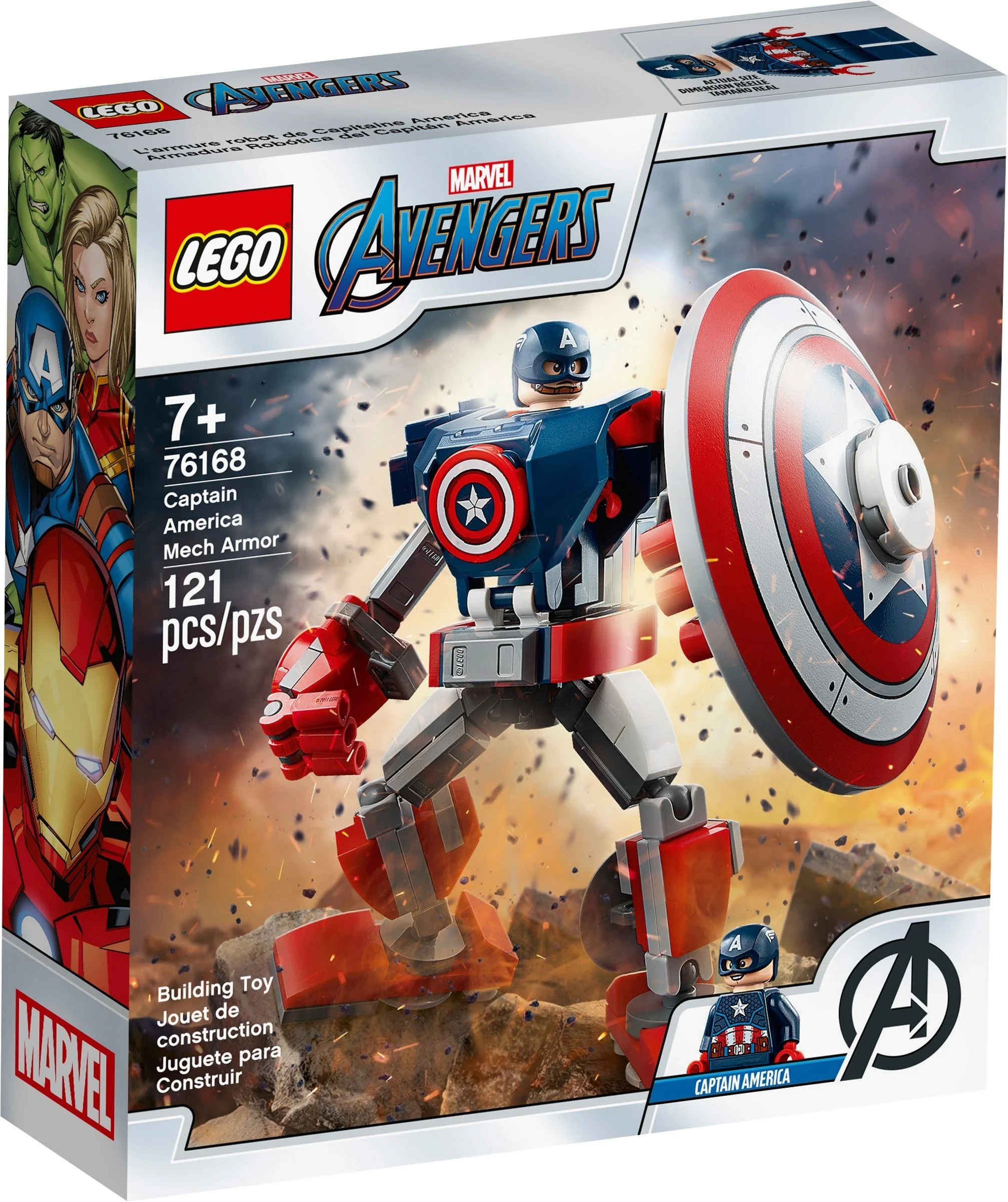 LEGO® 76168 Opancerzony mech Kapitana Ameryki - zdjęcie 2