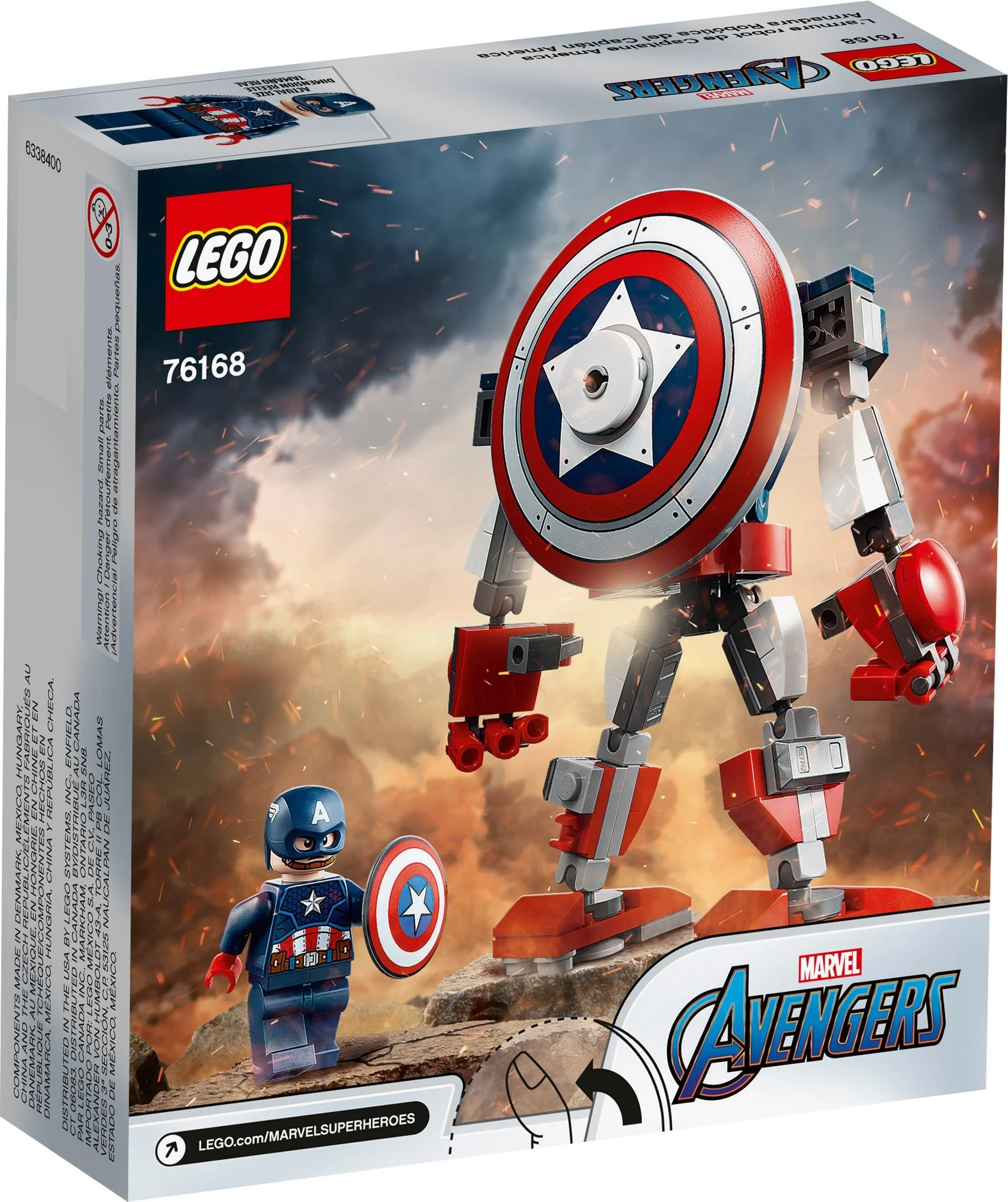 LEGO® 76168 Opancerzony mech Kapitana Ameryki - zdjęcie 5