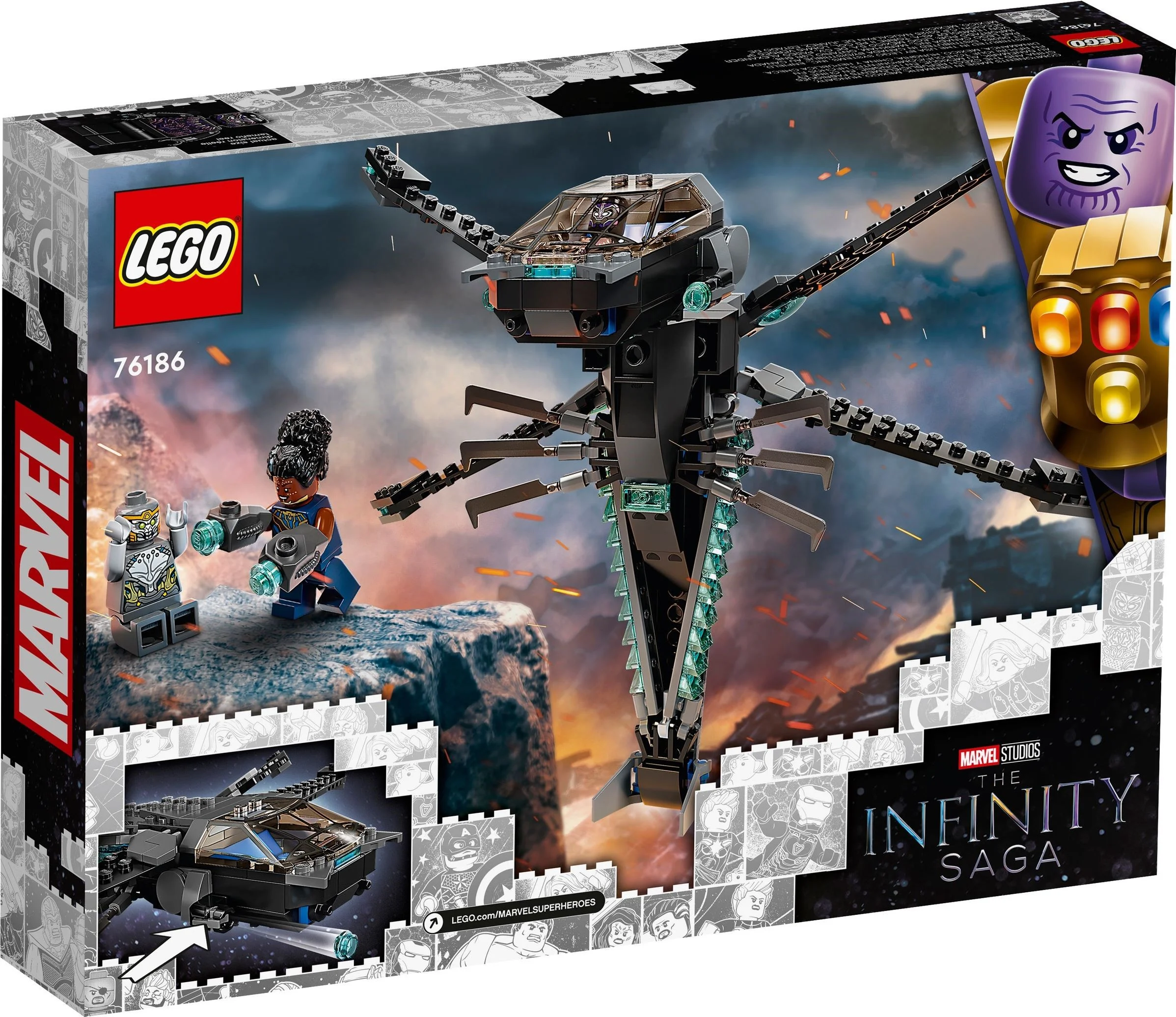 LEGO® 76186 Zestaw Lego Marvel Heroes Helikopter Bojowy Czarnej Pantery - zdjęcie 7