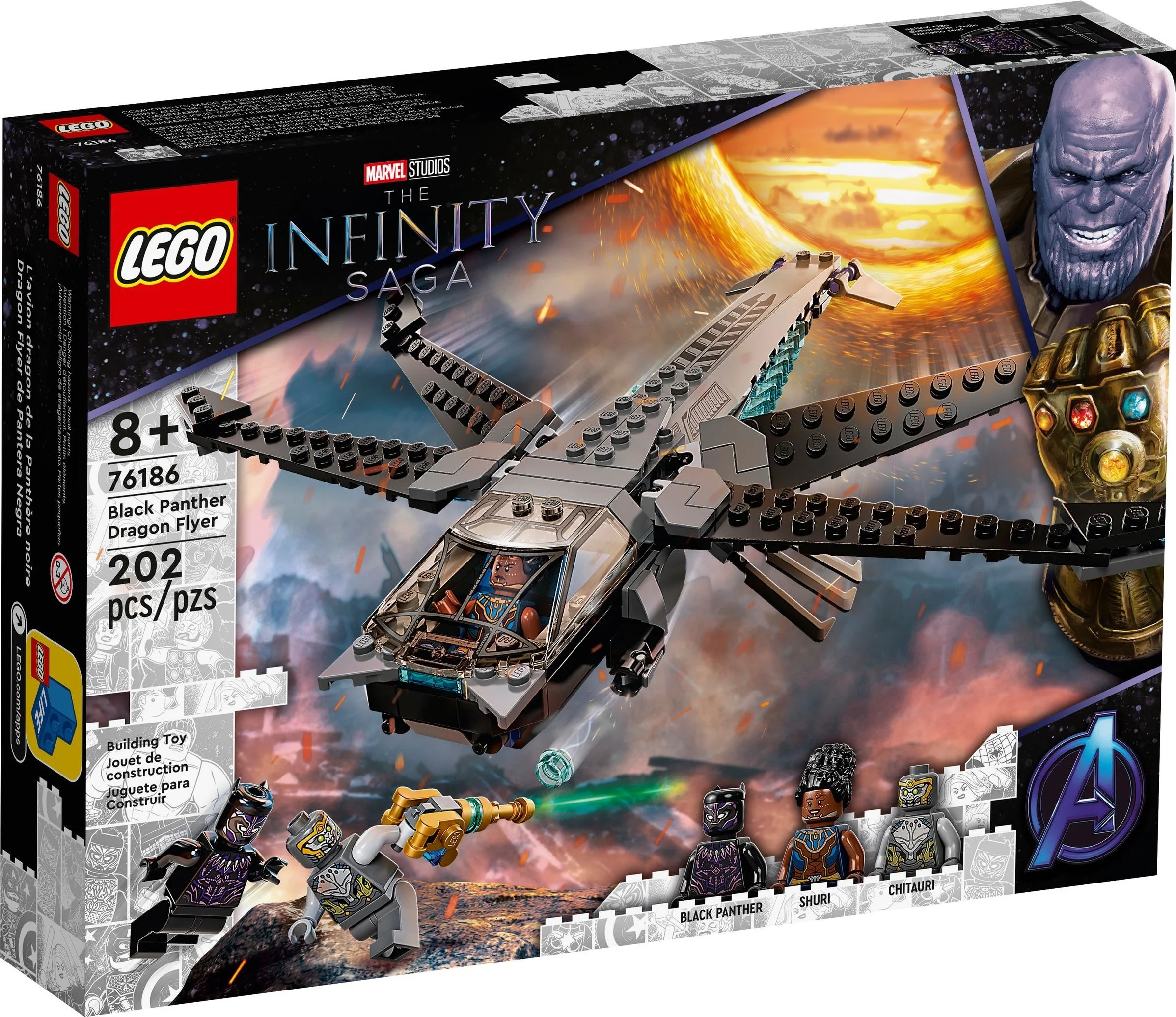 Zestaw Lego Marvel Heroes Helikopter Bojowy Czarnej Pantery